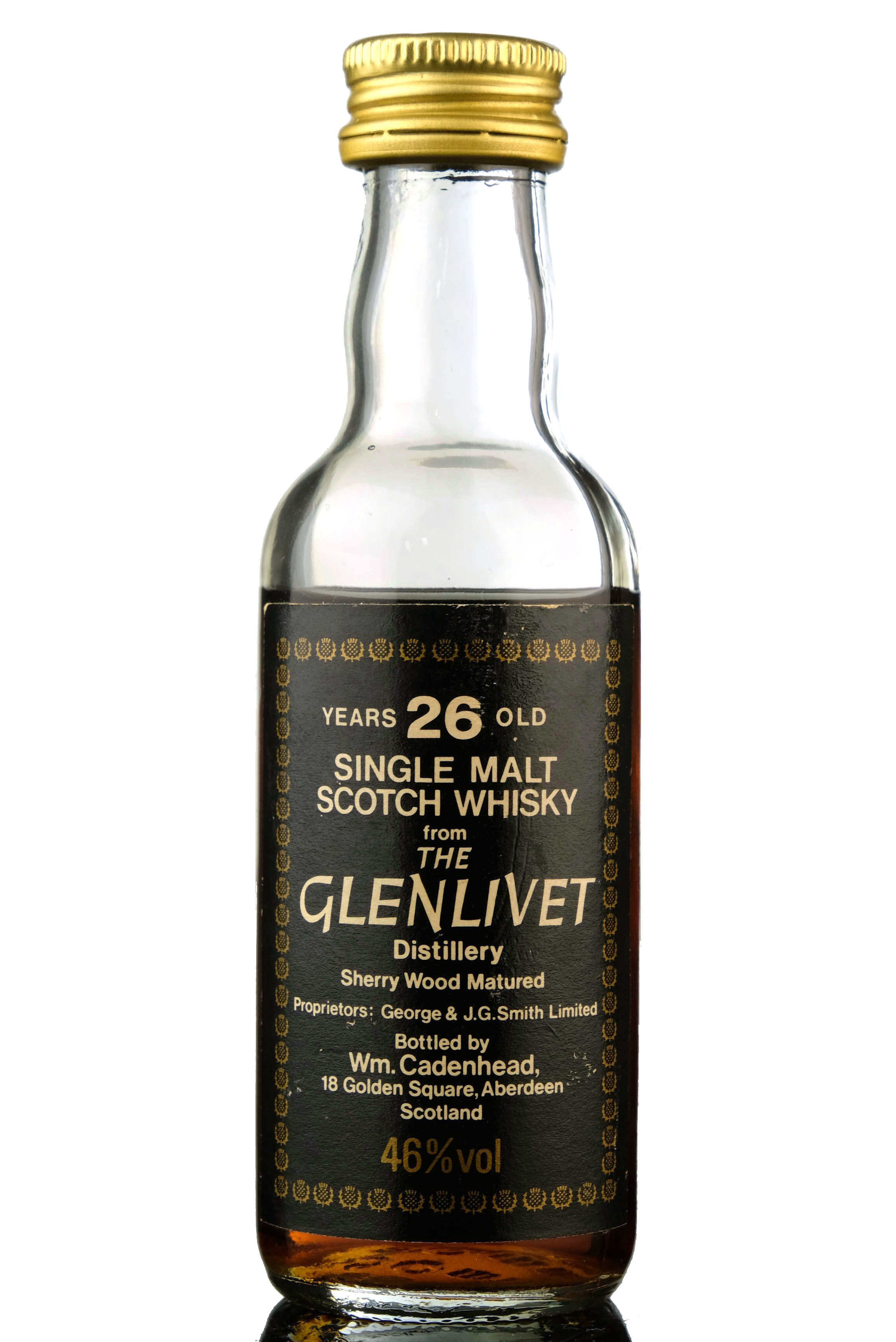 Glen Grant-Glenlivet 26 Year Old - Cadenhead Miniature