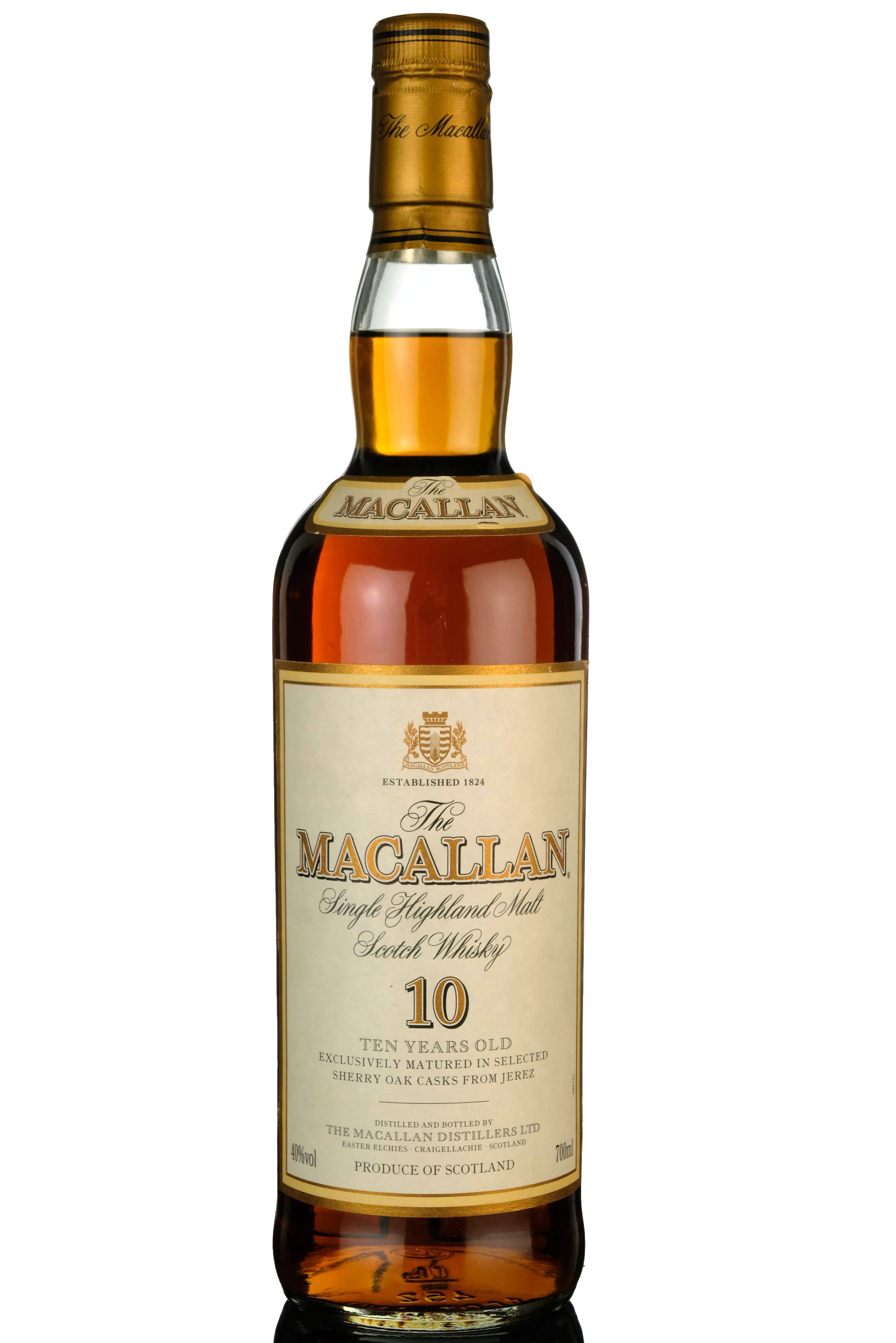 Macallan 10 Year Old - Sherry Casks - Early 2000s