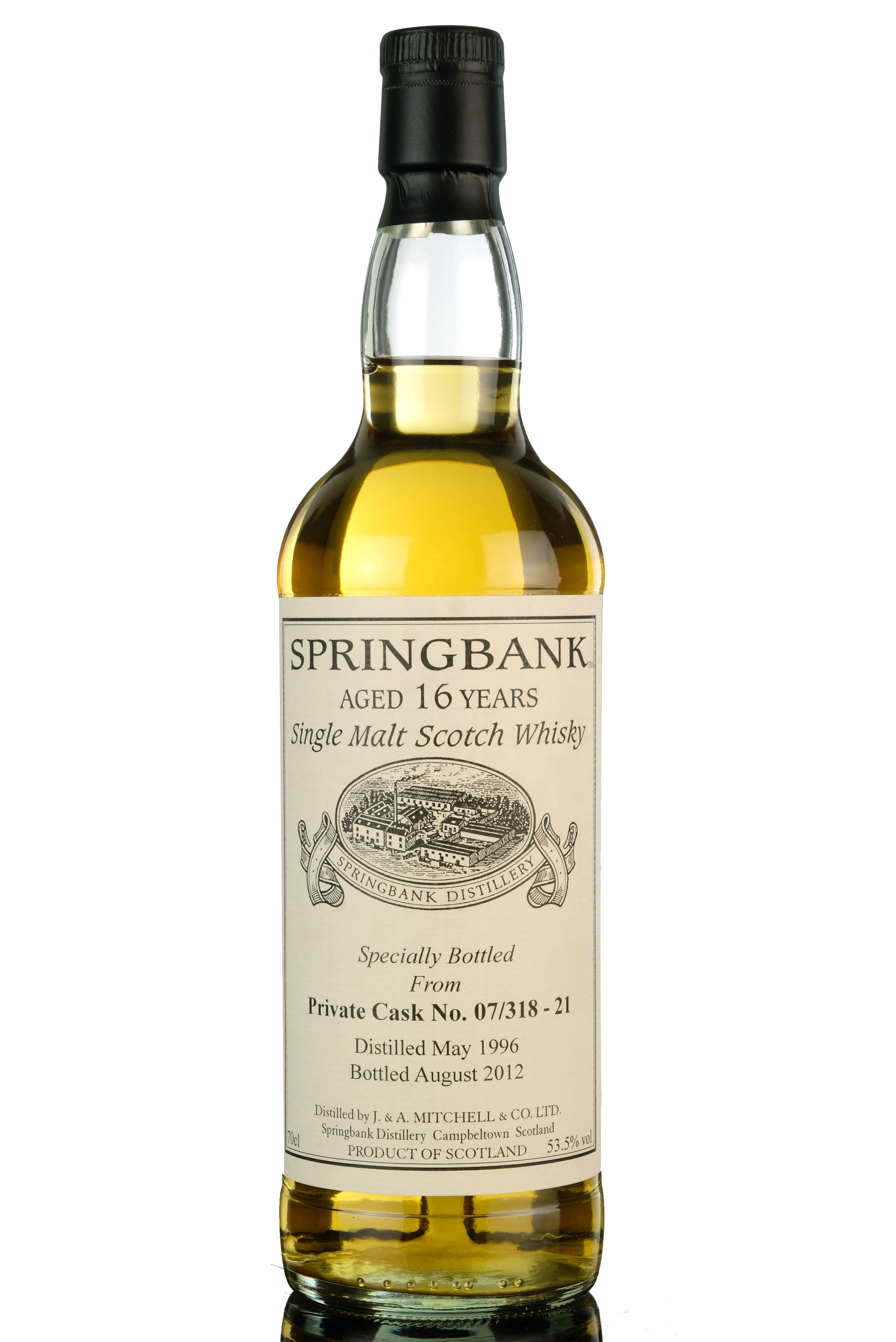 Springbank 1996-2012 - 16 Year Old - Private Single Cask 07/318-21