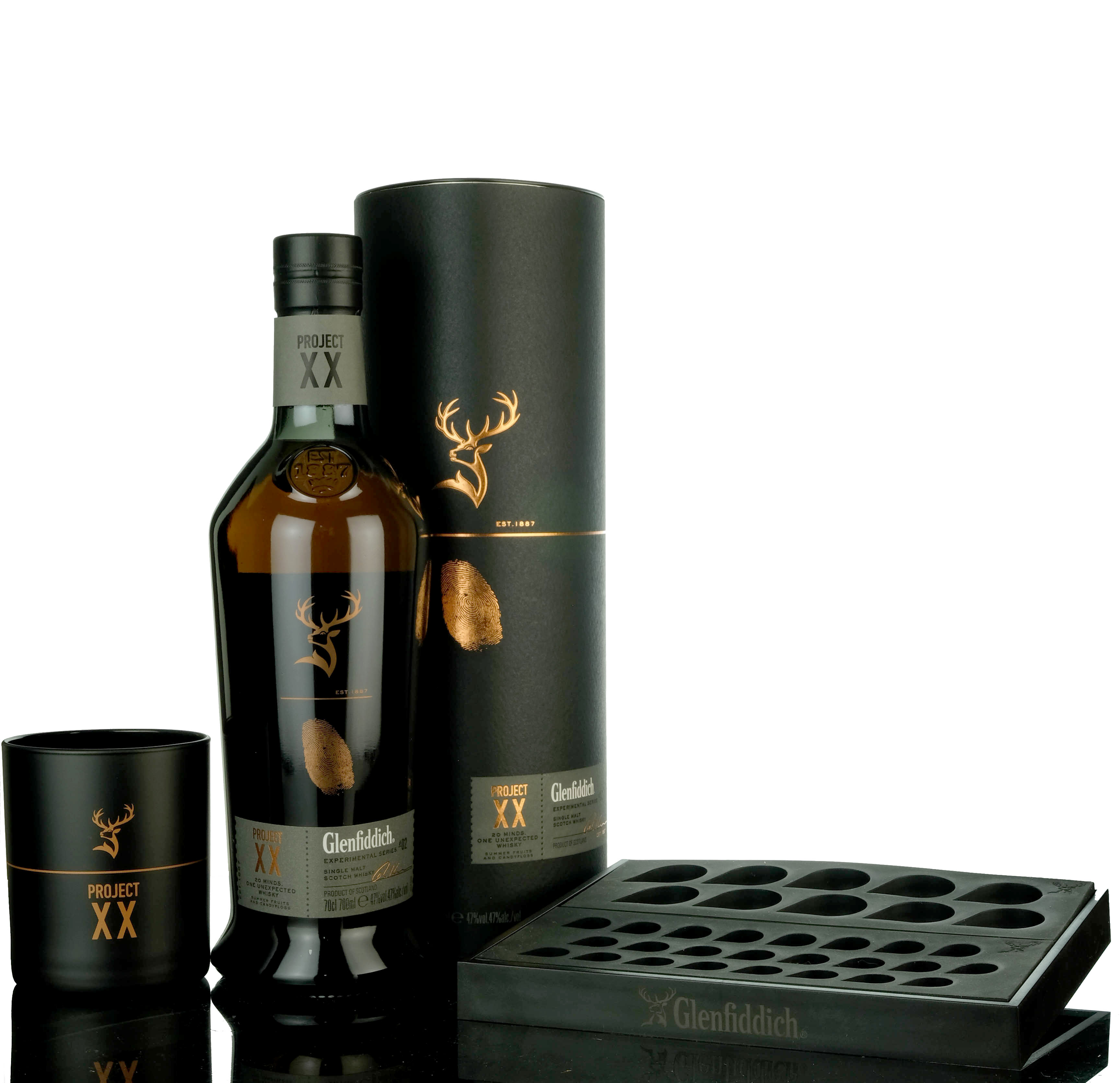 Glenfiddich Project XX - With Glass & Ice Tray