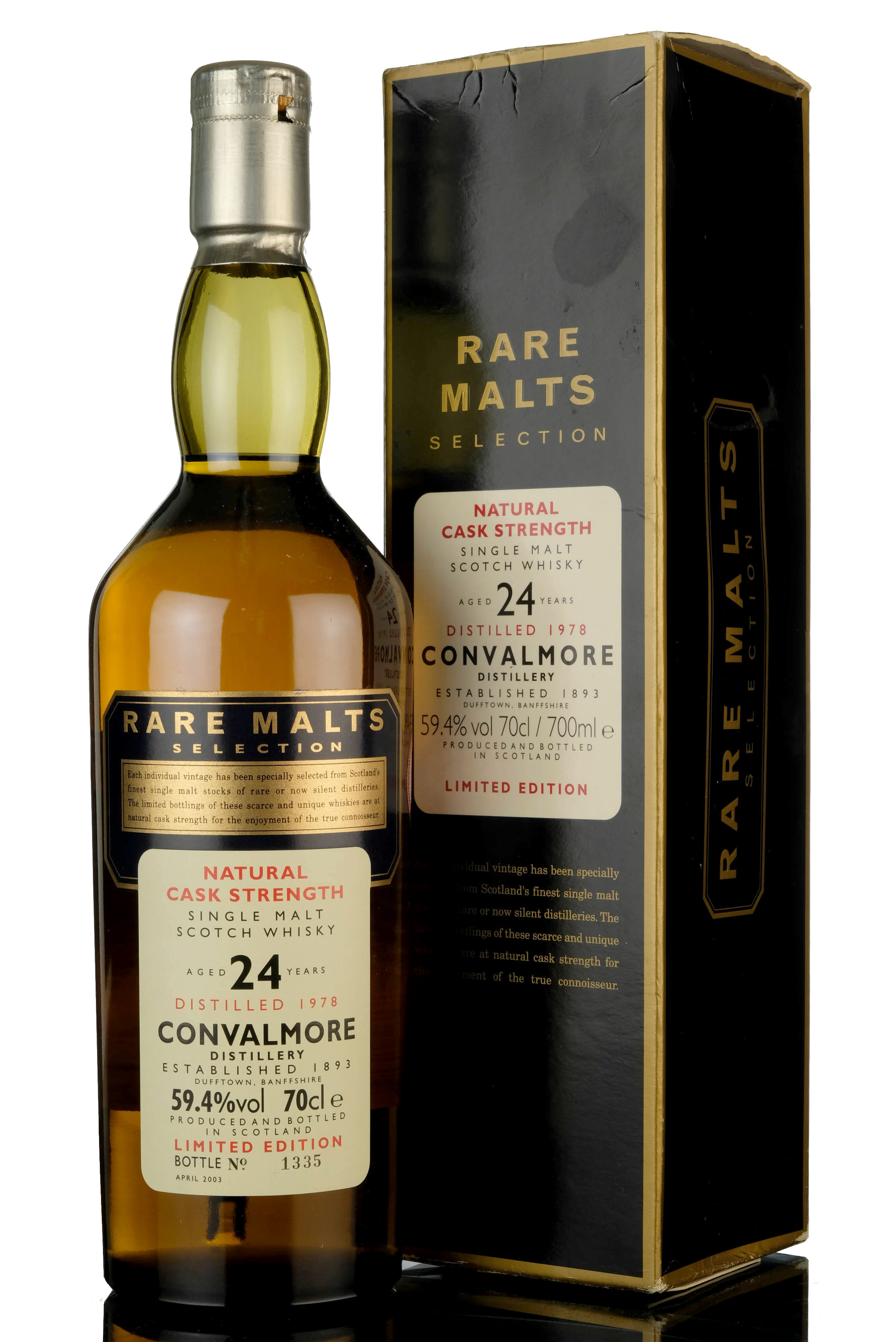 Convalmore 1978-2003 - 24 Year Old - Rare Malts 59.4%