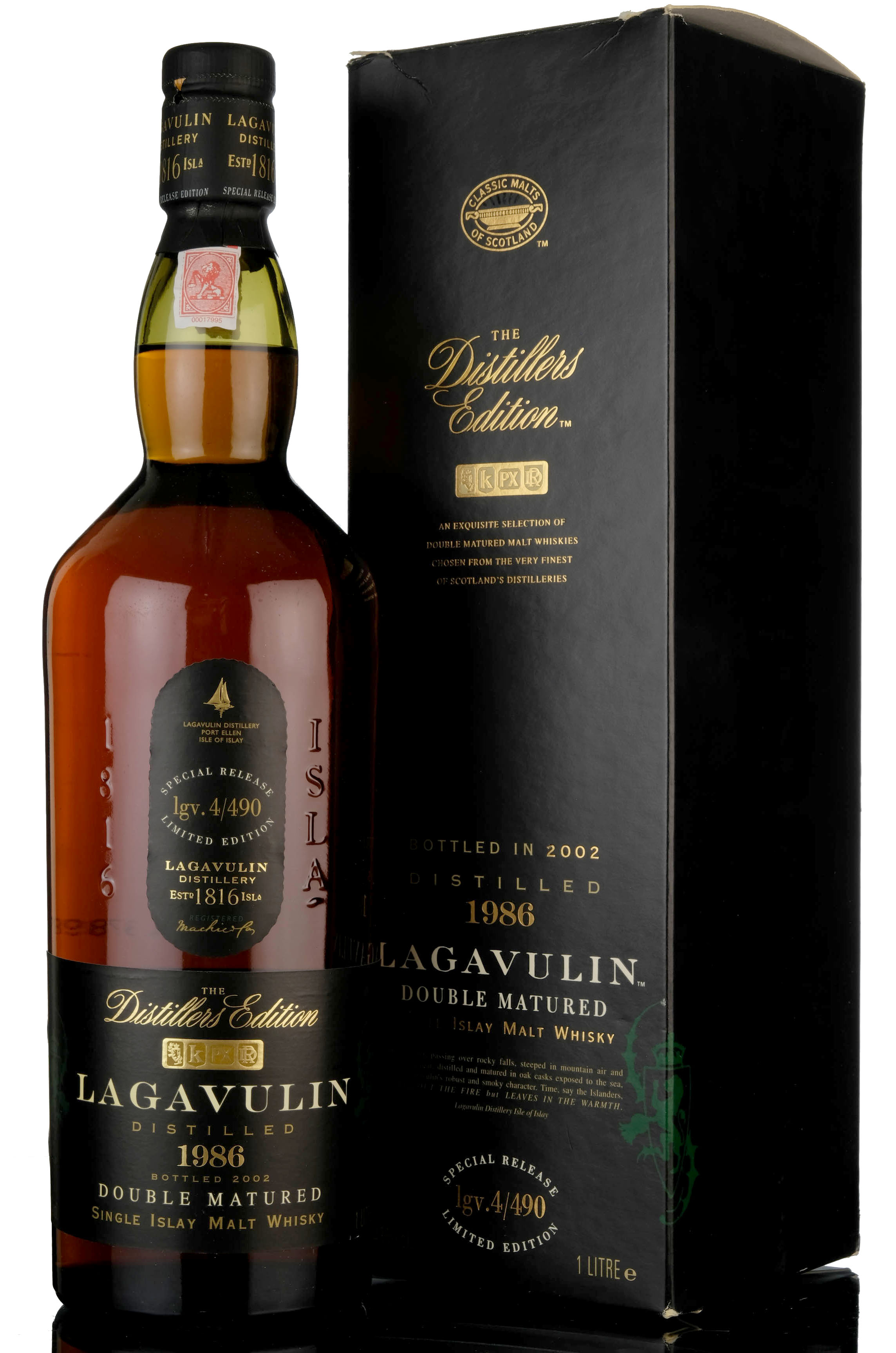 Lagavulin 1986-2002 - Distillers Edition - 1 Litre
