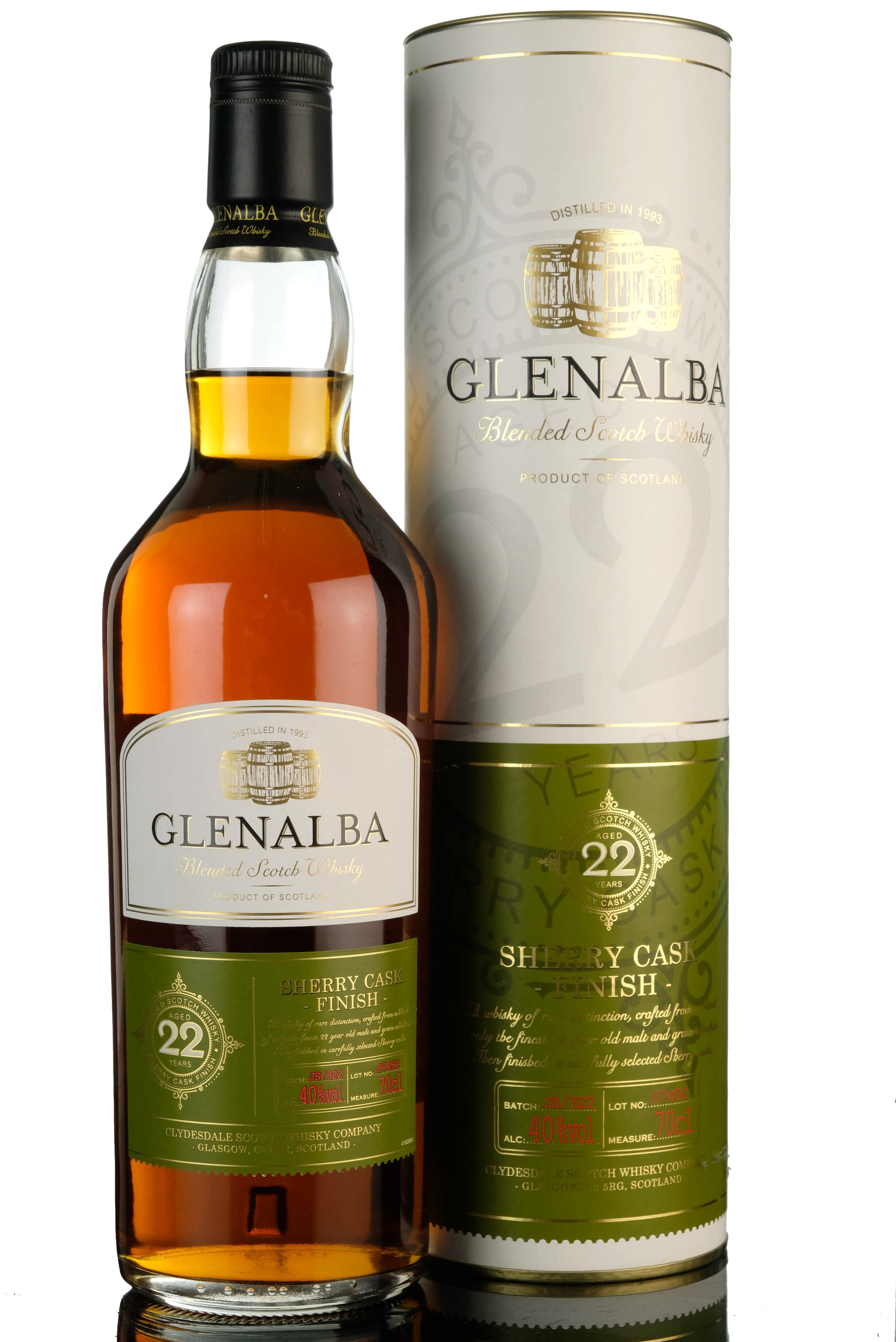 Glenalba 22 Year Old - Sherry Cask