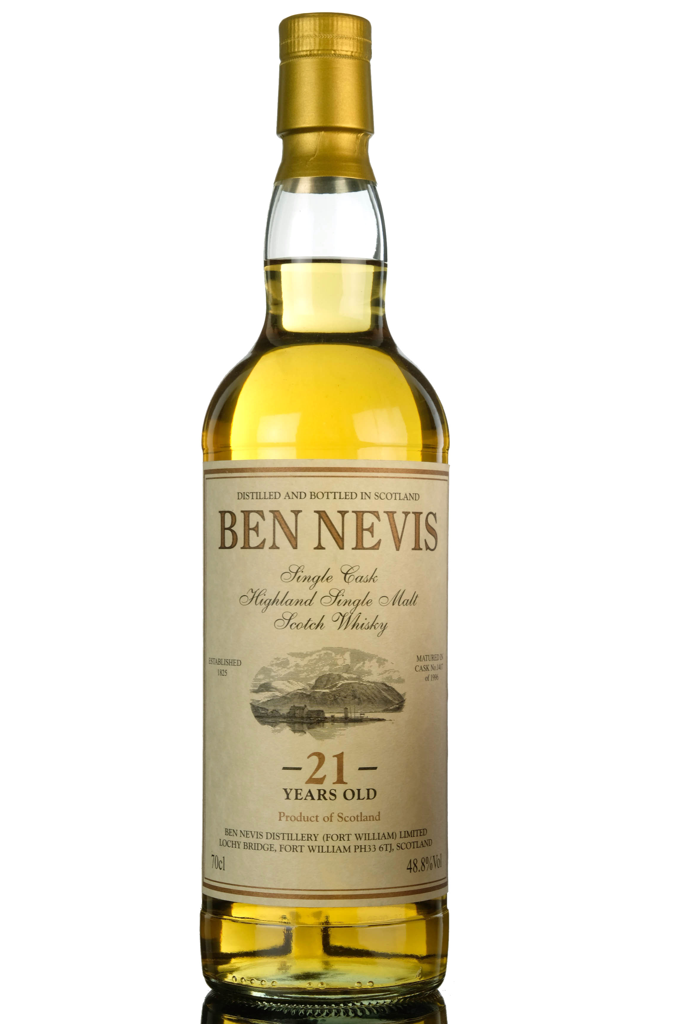 Ben Nevis 1996 - 21 Year Old - Private Single Cask 1407