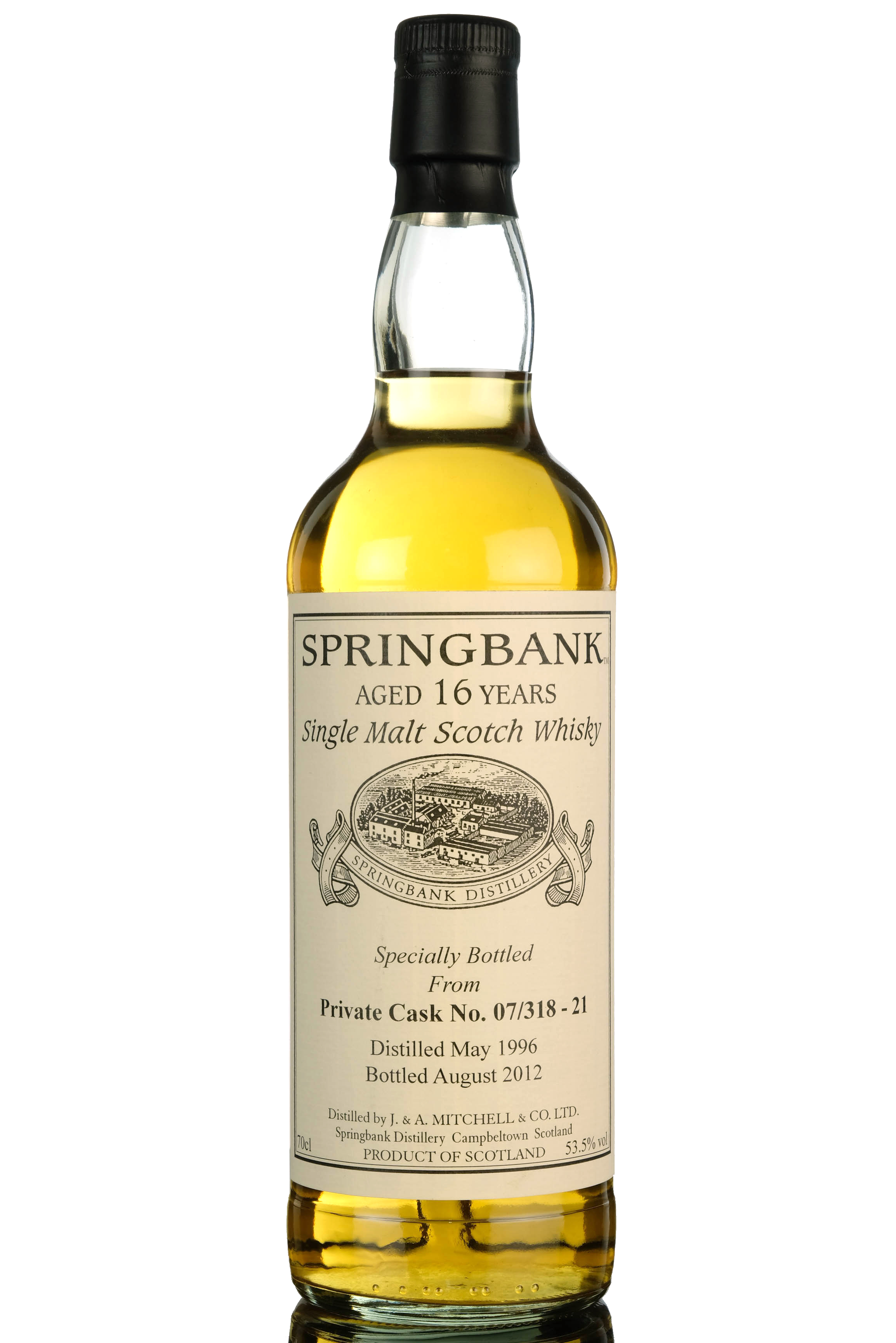 Springbank 1996-2012 - 16 Year Old - Private Single Cask 07/318-21