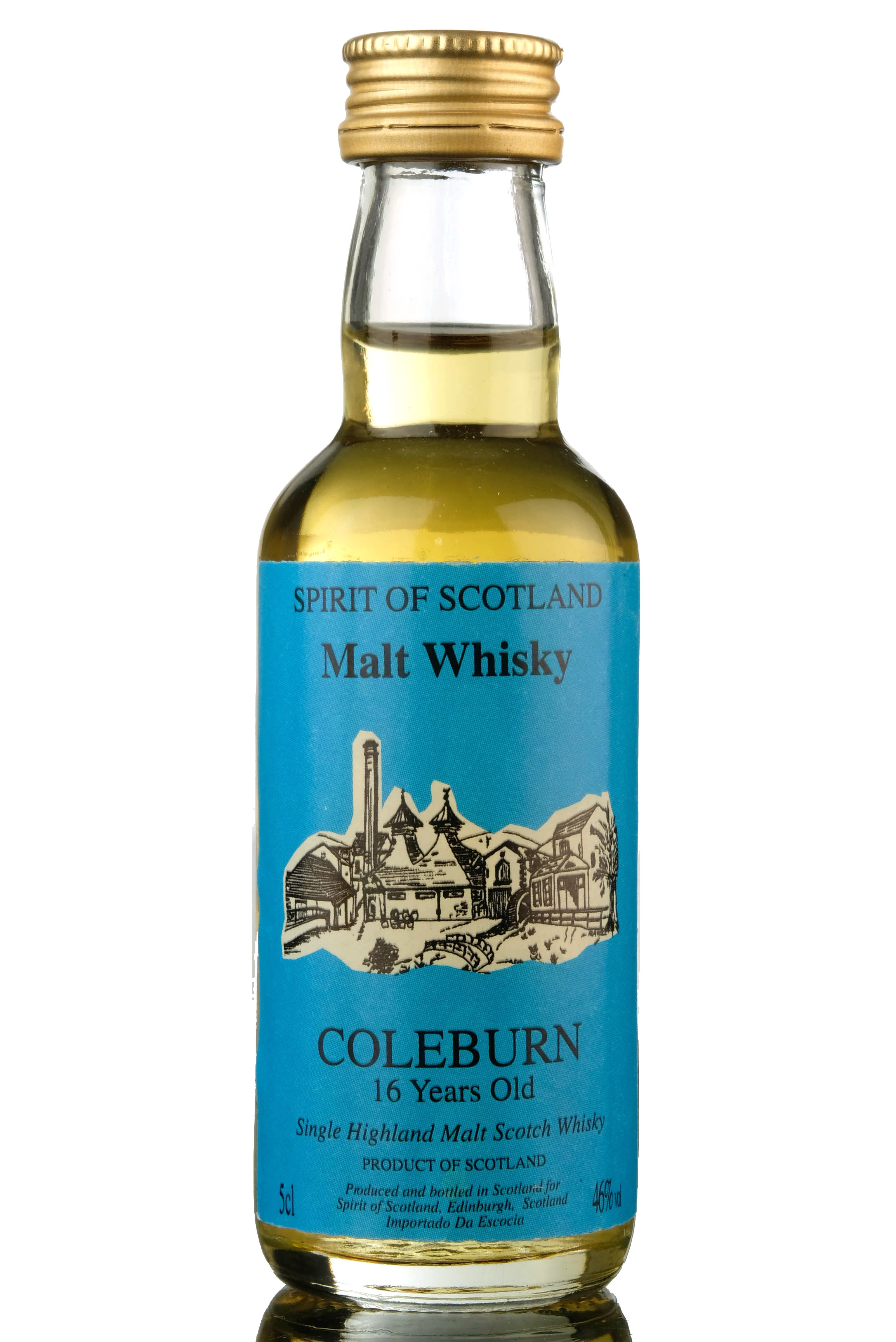 COLEBURN 16 YEAR OLD - SPIRIT OF SCOTLAND MINIATURE