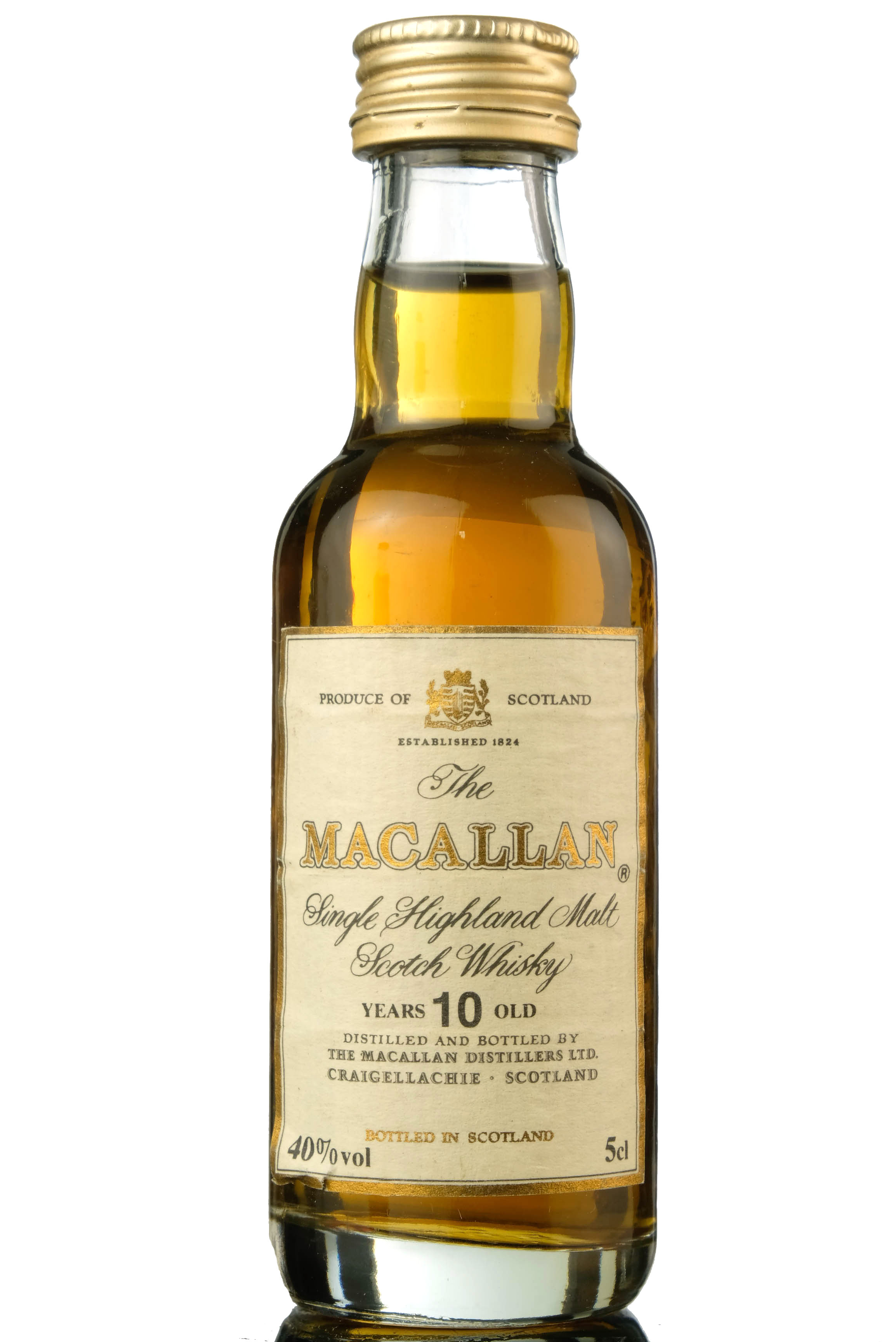 Macallan 10 Year Old Miniature