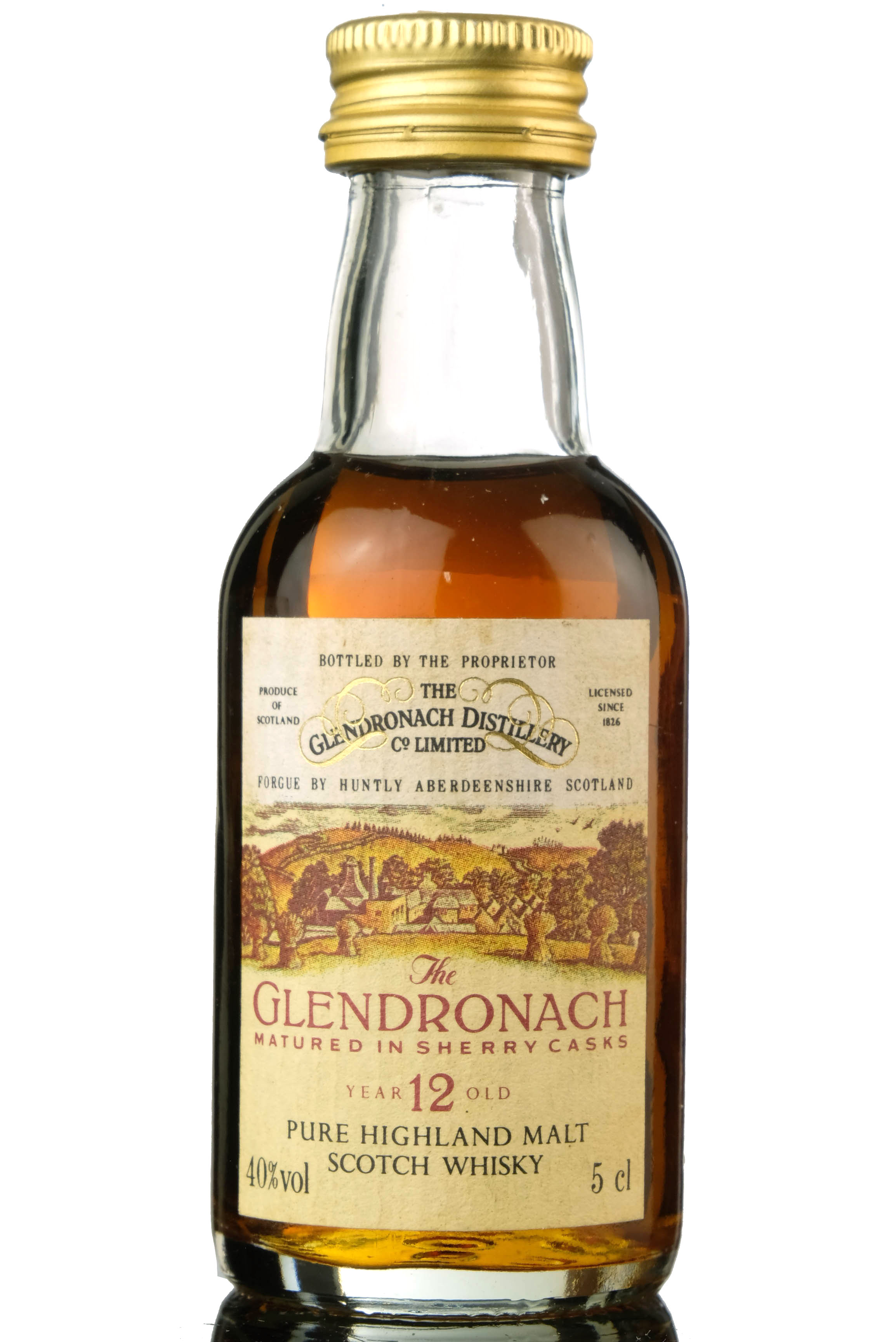 Glendronach 12 Year Old Miniature