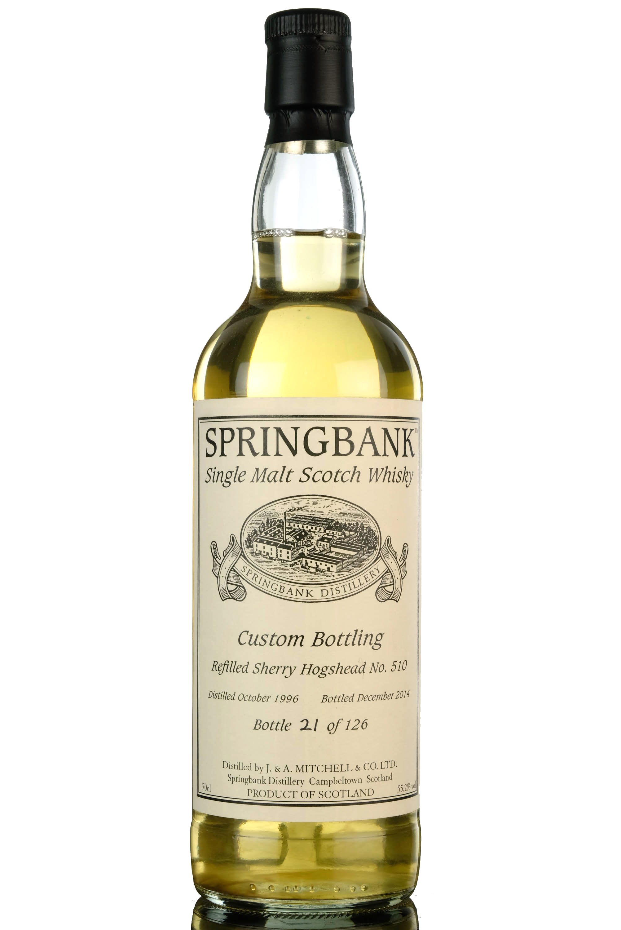 Springbank 1996-2014 - Custom Private Bottling - Single Cask 510