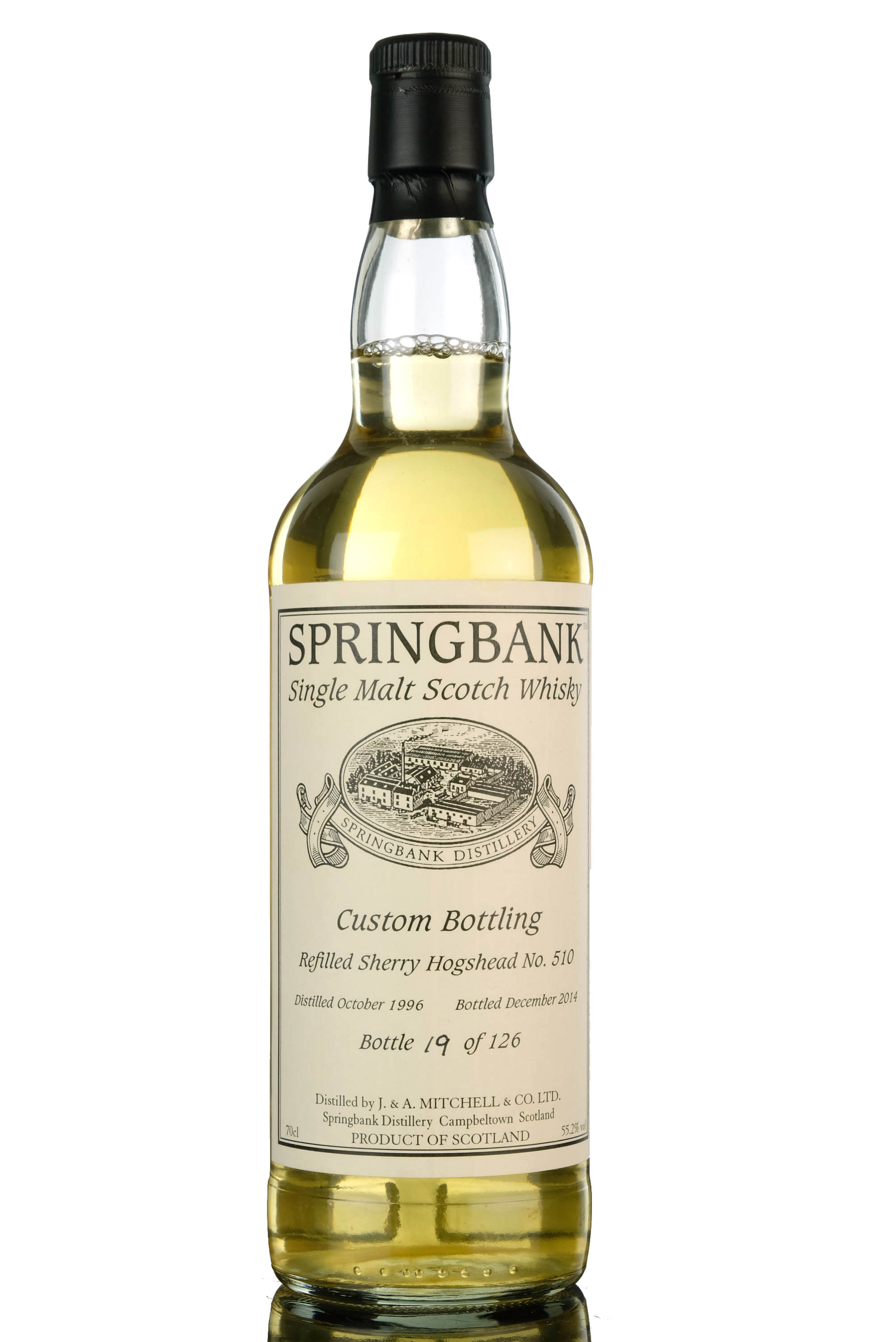 Springbank 1996-2014 - Custom Private Bottling - Single Cask 510