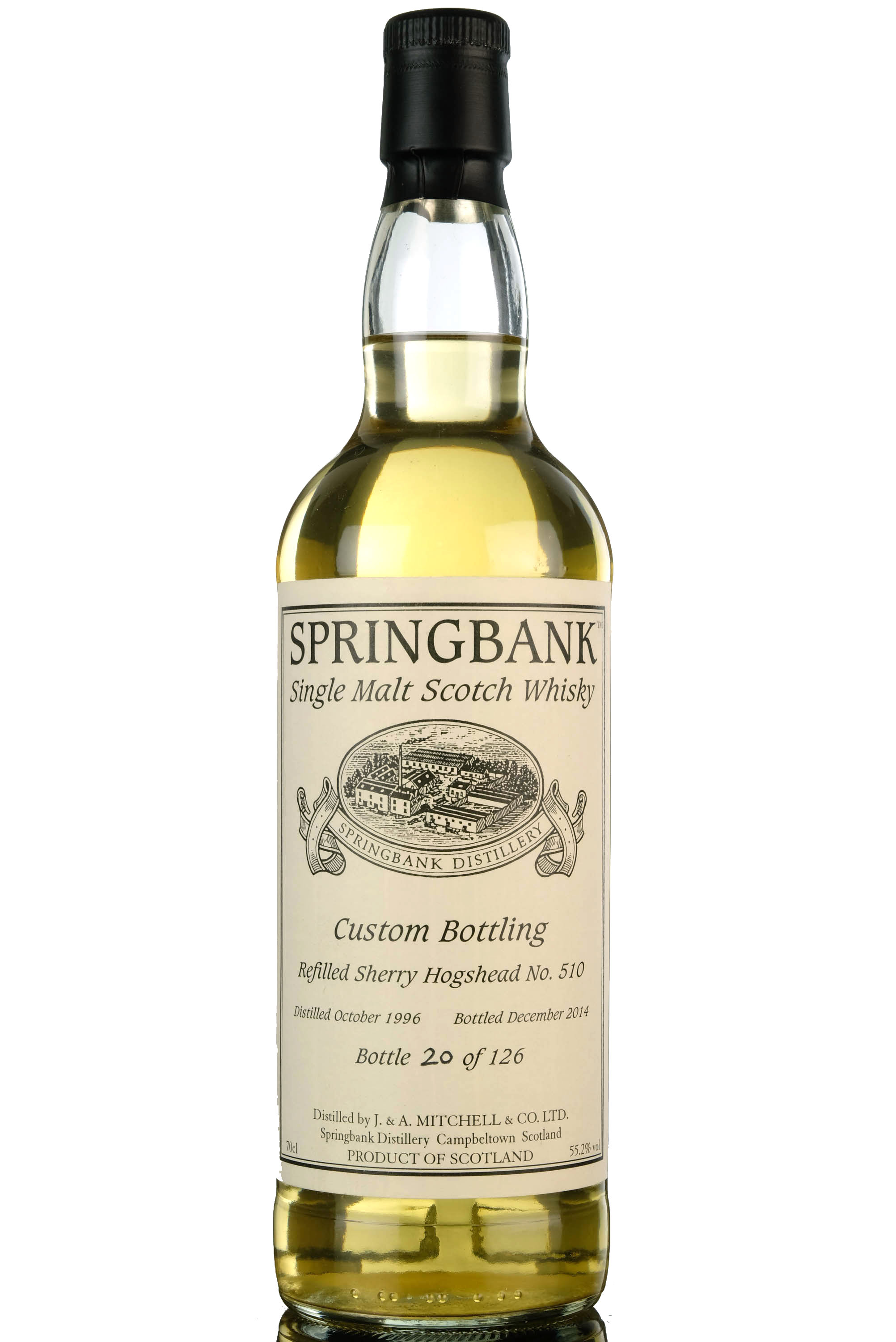 Springbank 1996-2014 - Custom Private Bottling - Single Cask 510