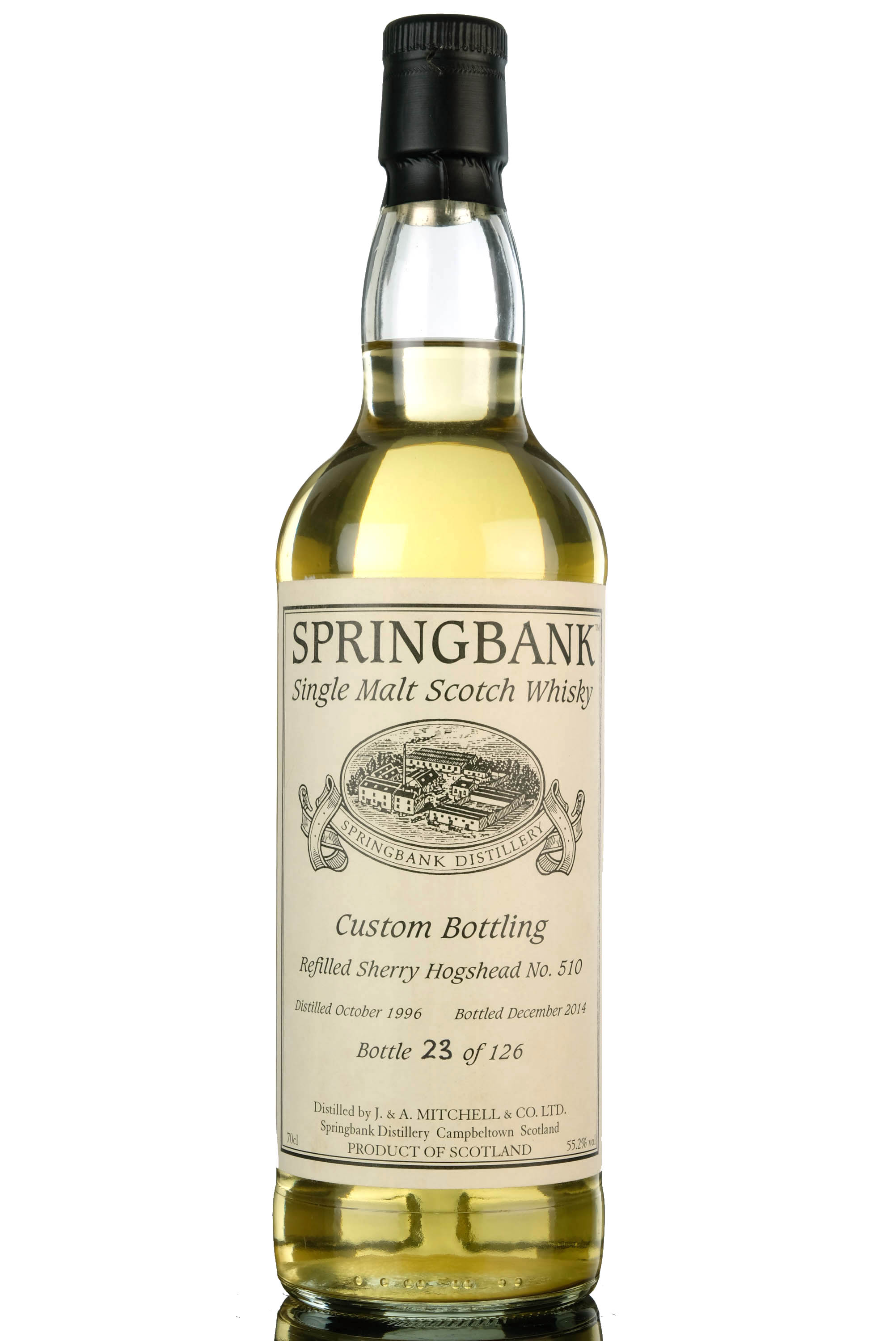 Springbank 1996-2014 - Custom Private Bottling - Single Cask 510