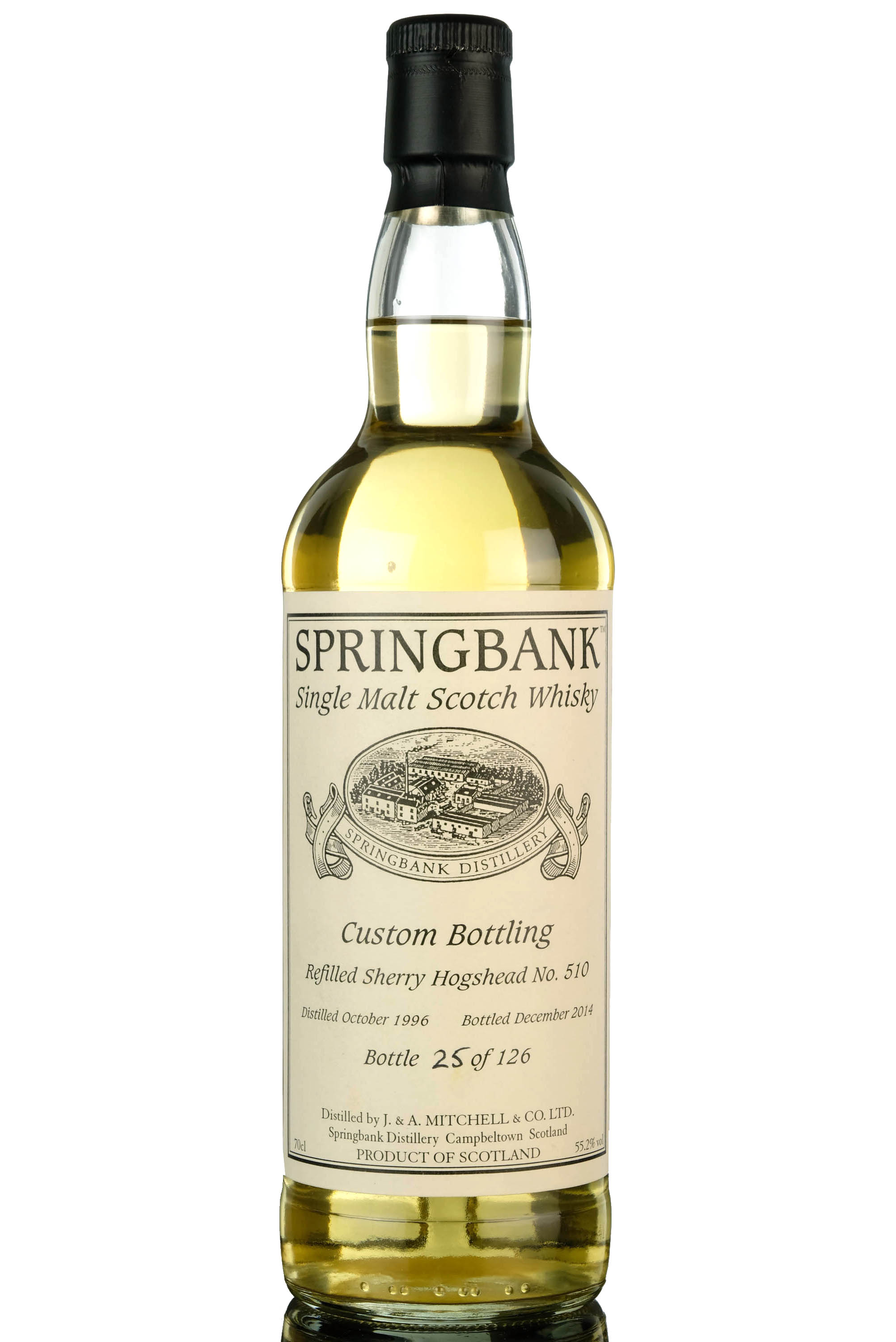 Springbank 1996-2014 - Custom Private Bottling - Single Cask 510