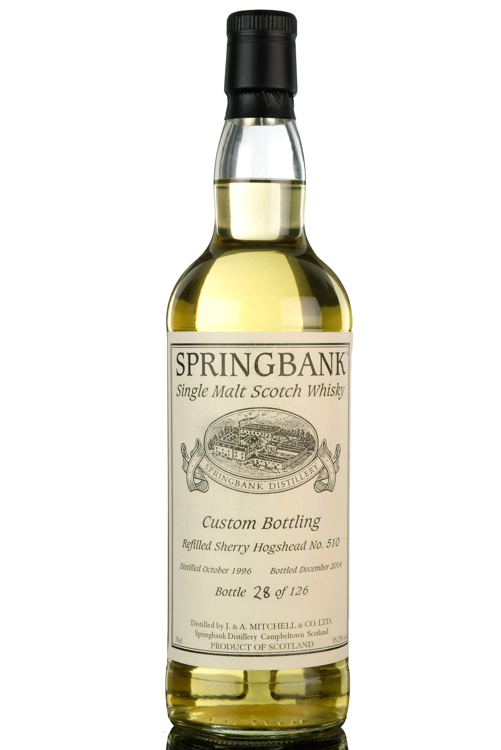 Springbank 1996-2014 - Custom Private Bottling - Single Cask 510