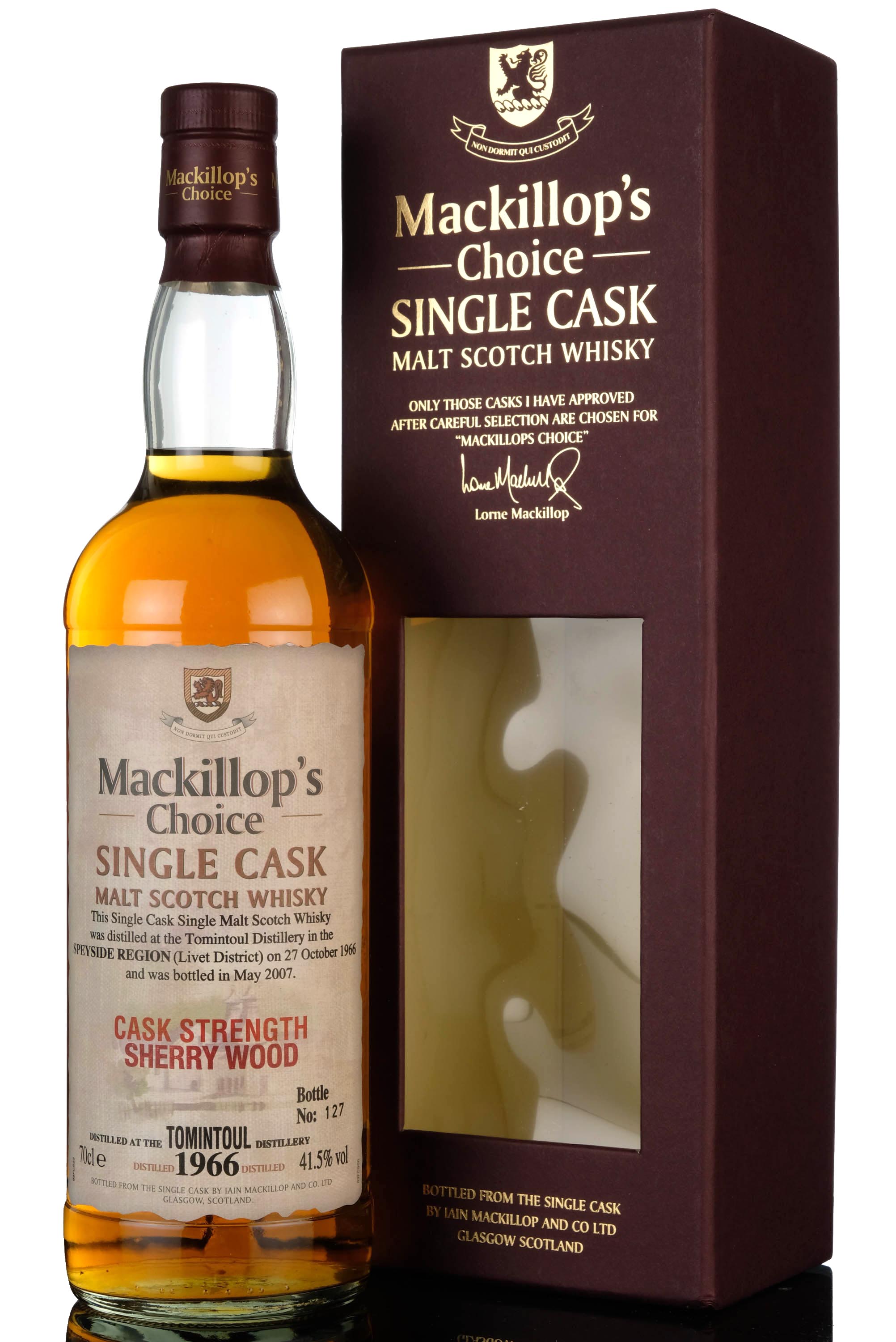 Tomintoul 1966-2007 - Mackillops Choice