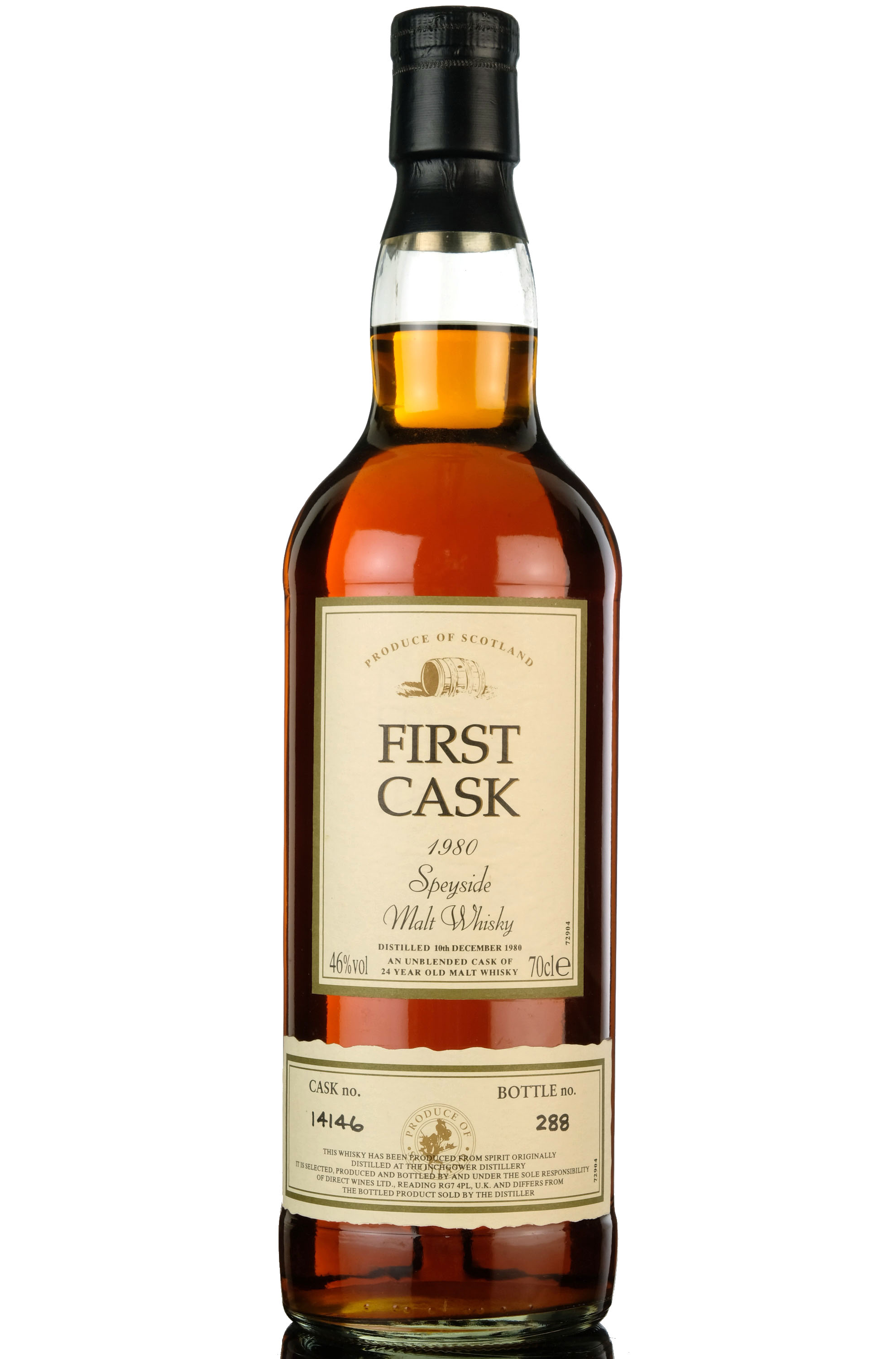 Inchgower 1980 - 24 Year Old - First Cask 14146