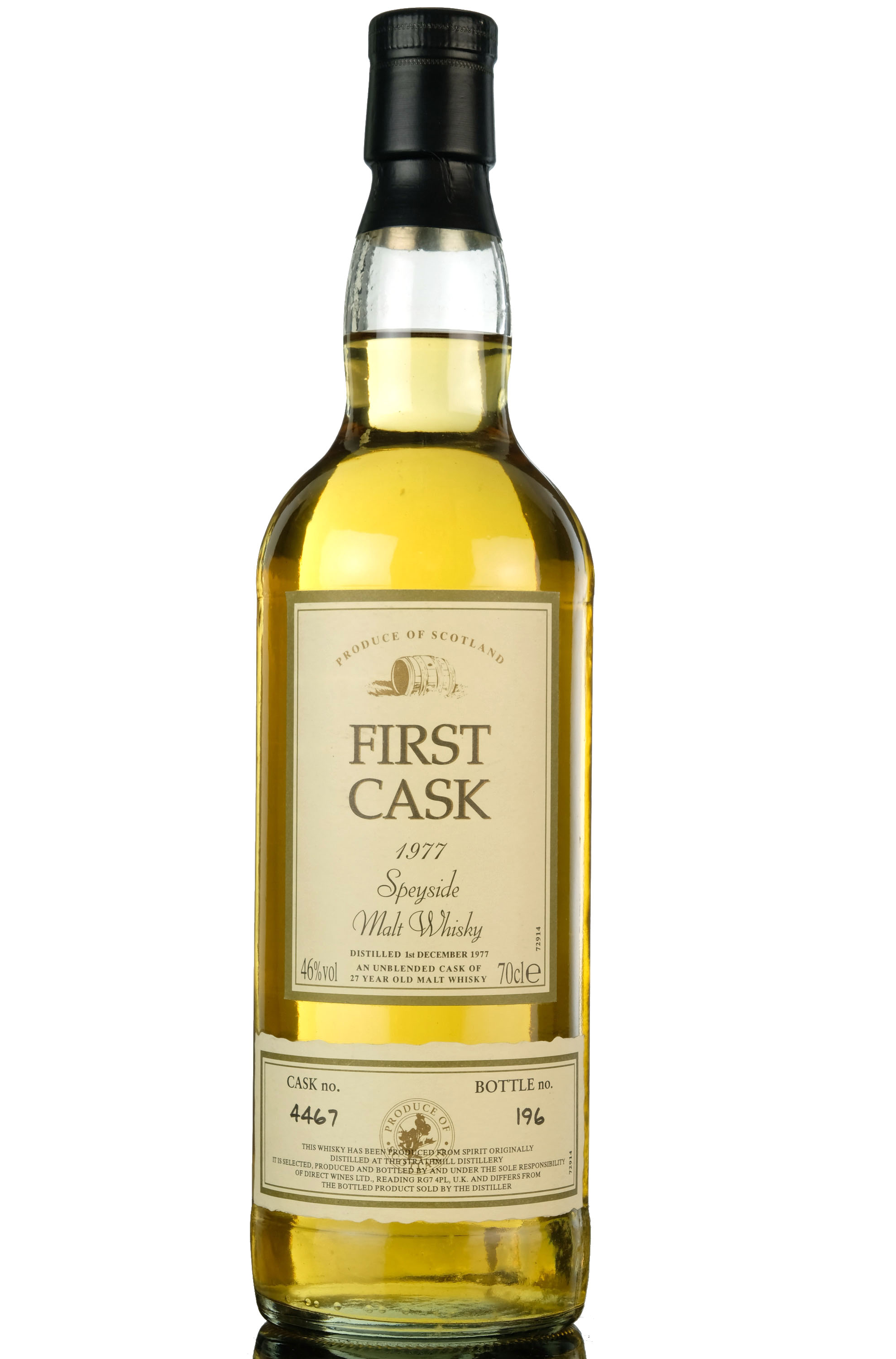 Strathmill 1977 - 27 Year Old - First Cask 4467