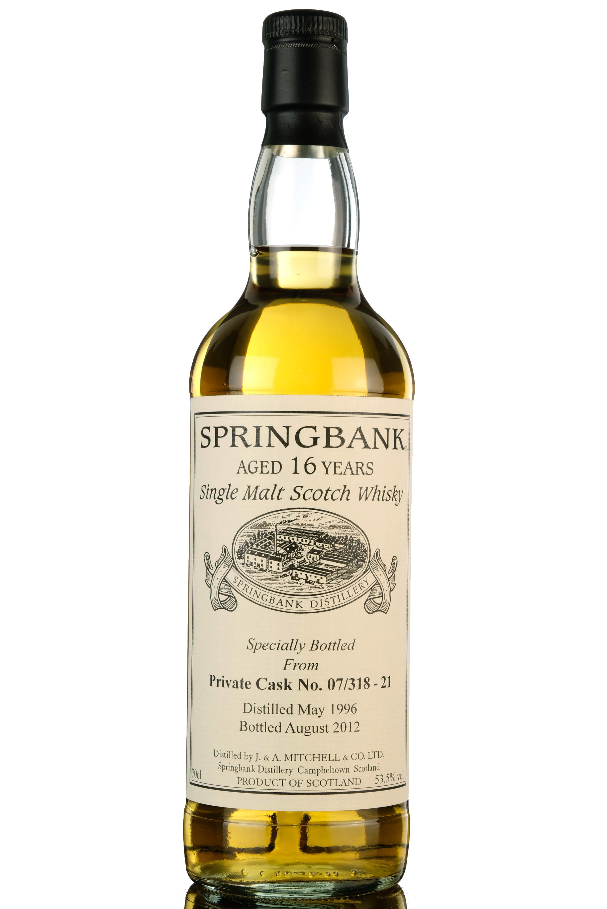 Springbank 1996-2012 - 16 Year Old - Private Single Cask 07/318-21