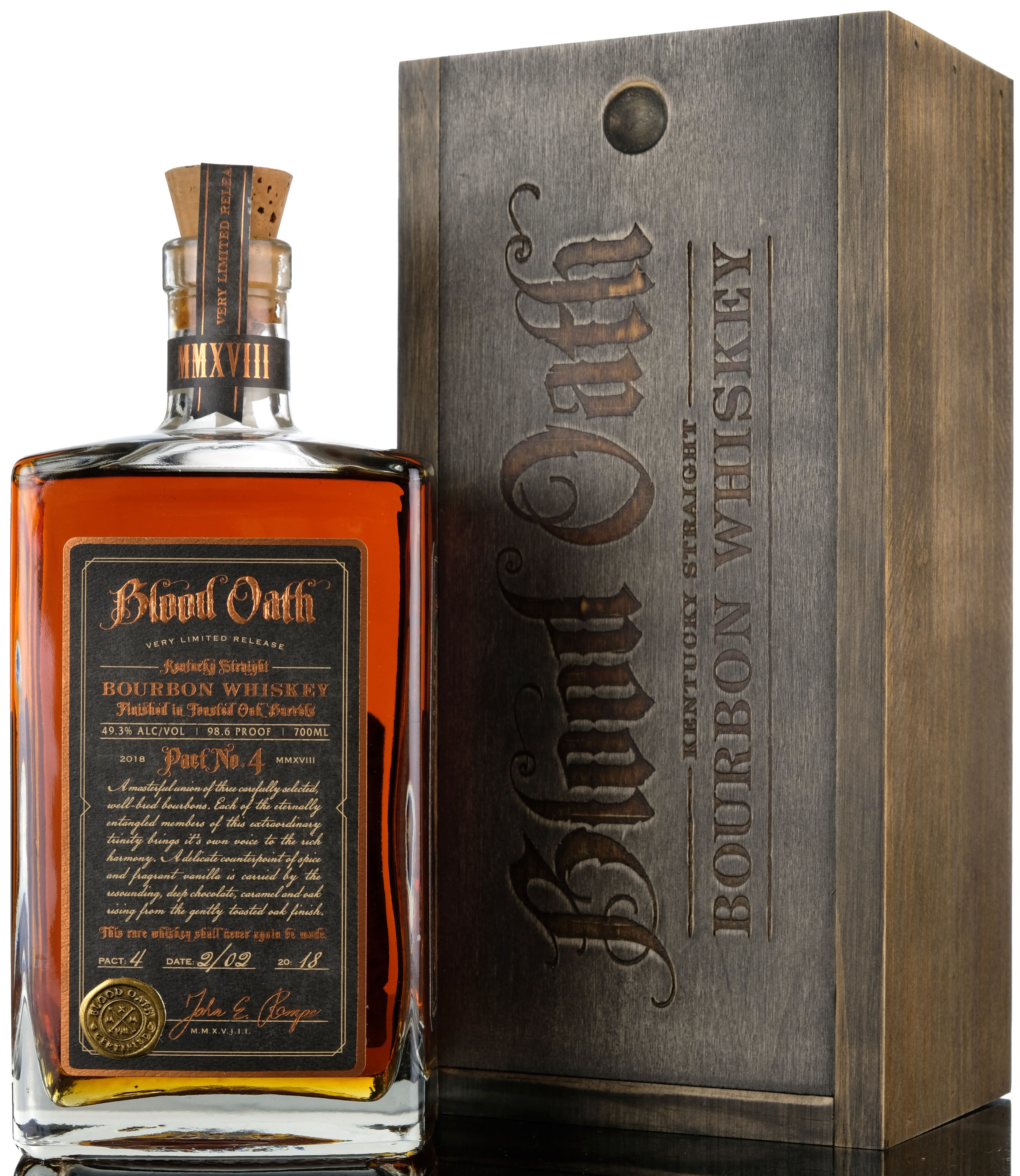Blood Oath Pact No 4 - Kentucky Straight Bourbon Whiskey