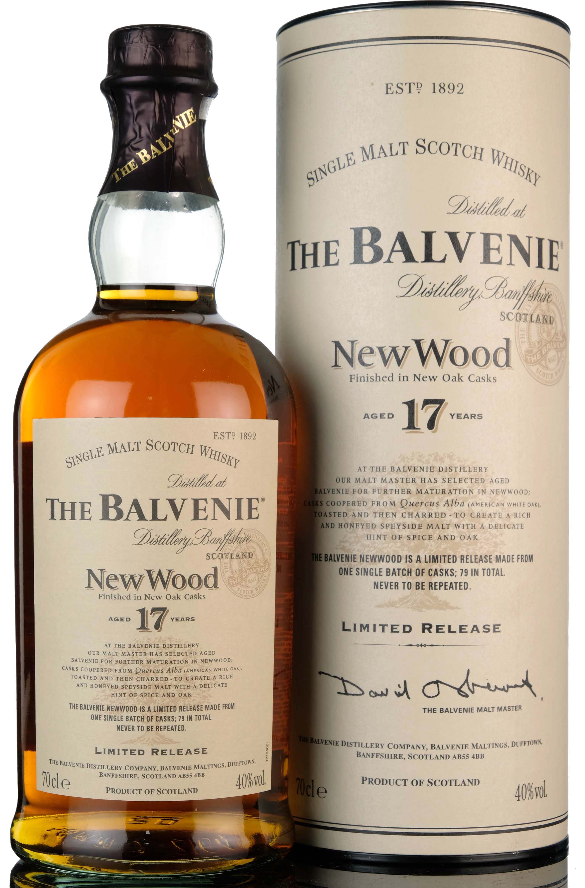 Balvenie 17 Year Old - New Wood