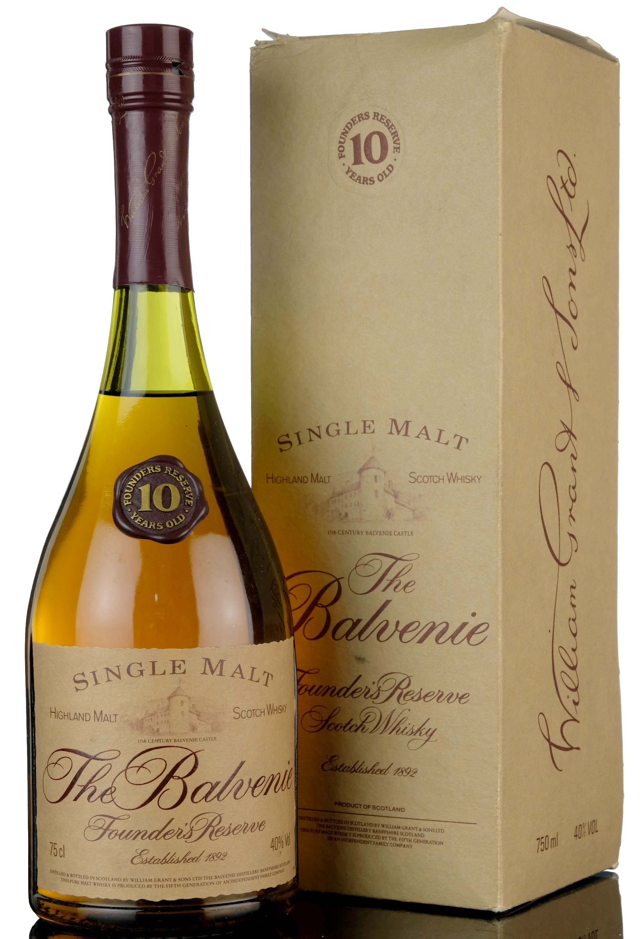 Balvenie 10 Year Old - Founders Reserve - 1980s