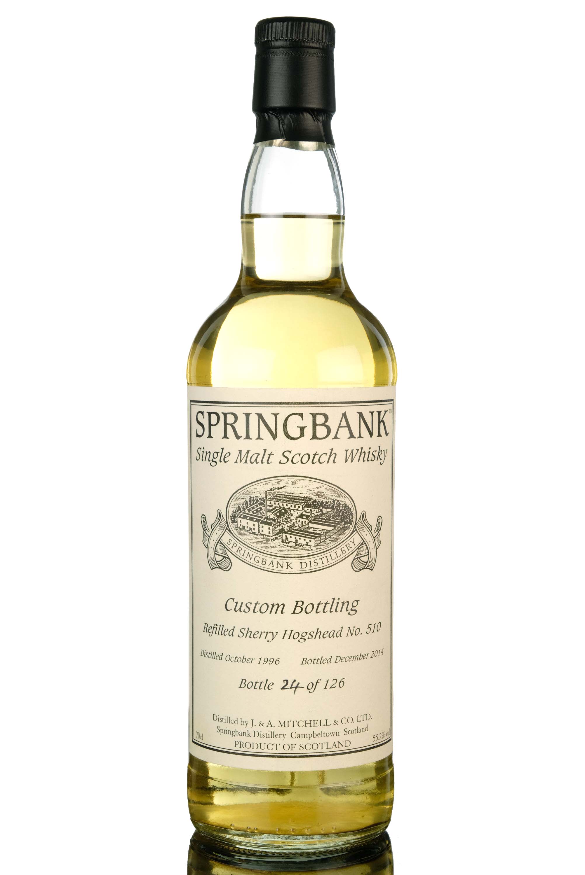 Springbank 1996-2014 - Custom Private Bottling - Single Cask 510