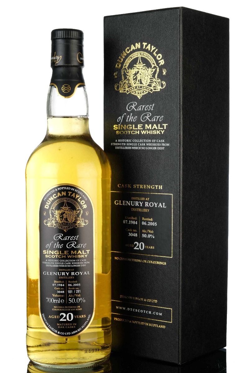 Glenury Royal 1984-2005 - 20 Year Old - Duncan Taylor - Rarest Of The Rare - Single Cask 3