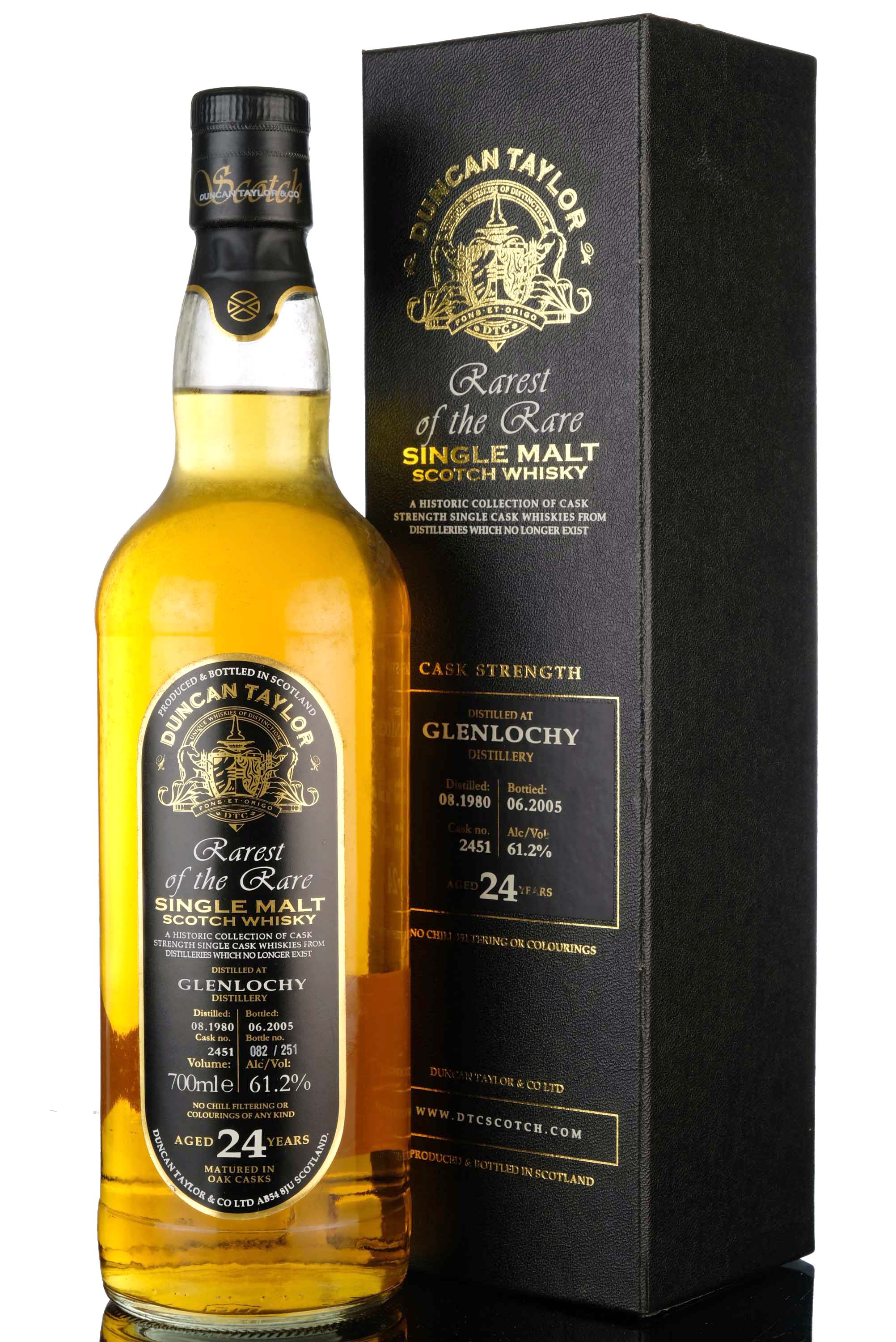 Glenlochy 1980-2005 - 24 Year Old - Duncan Taylor - Rarest Of The Rare - Single Cask 2451