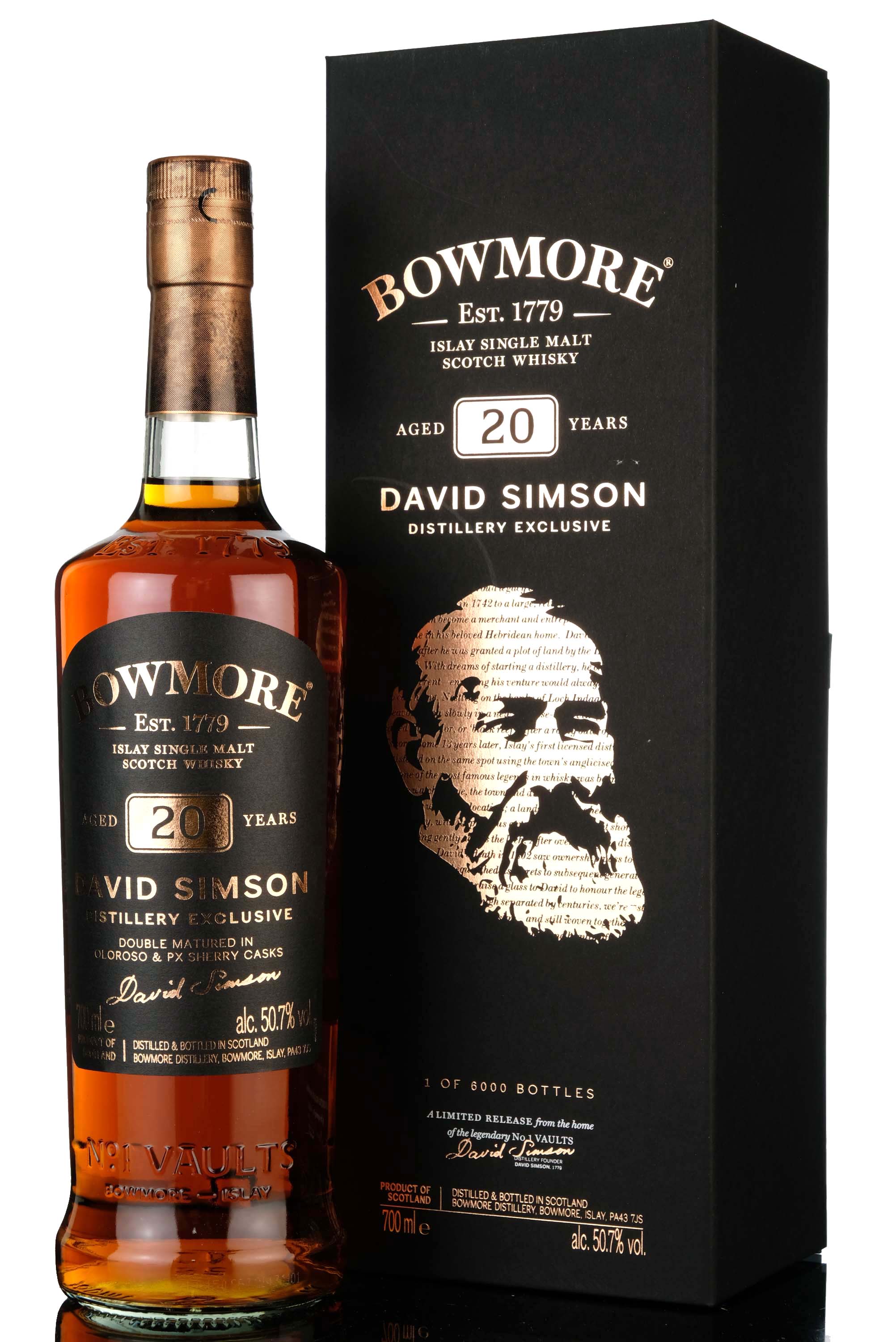 Bowmore 20 Year Old - David Simson - Distillery Exclusive