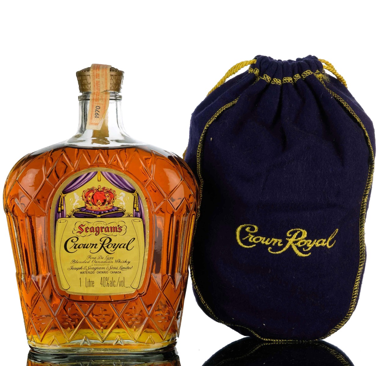 Crown Royal 1970 - Canadian Whiskey - 1 Litre