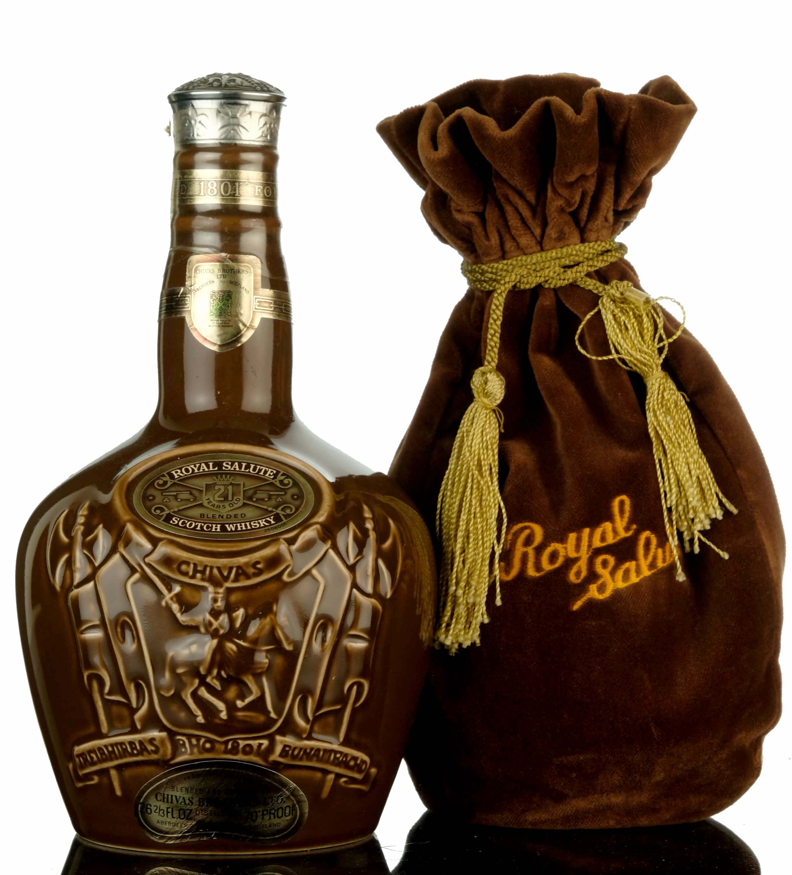 Royal Salute 21 Year Old - Brown Decanter - 1970s