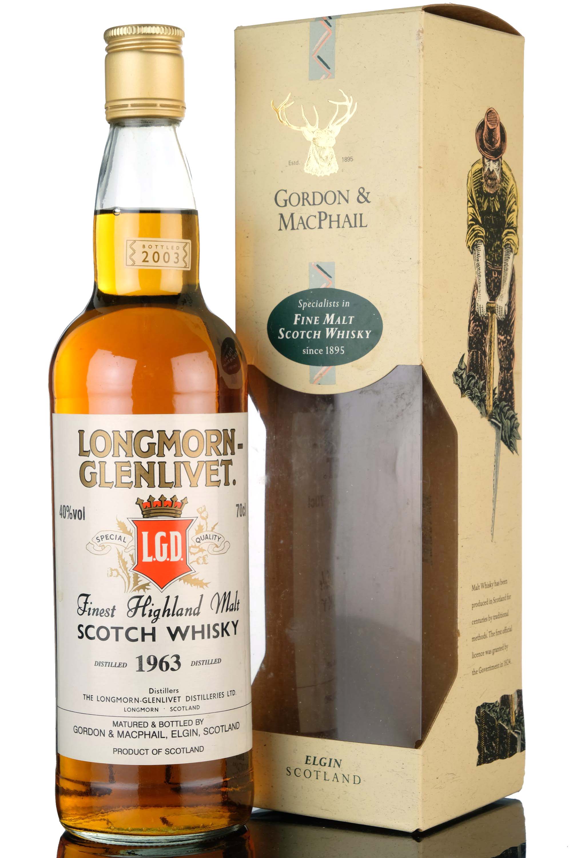 Longmorn-Glenlivet 1963-2003 - Gordon & MacPhail