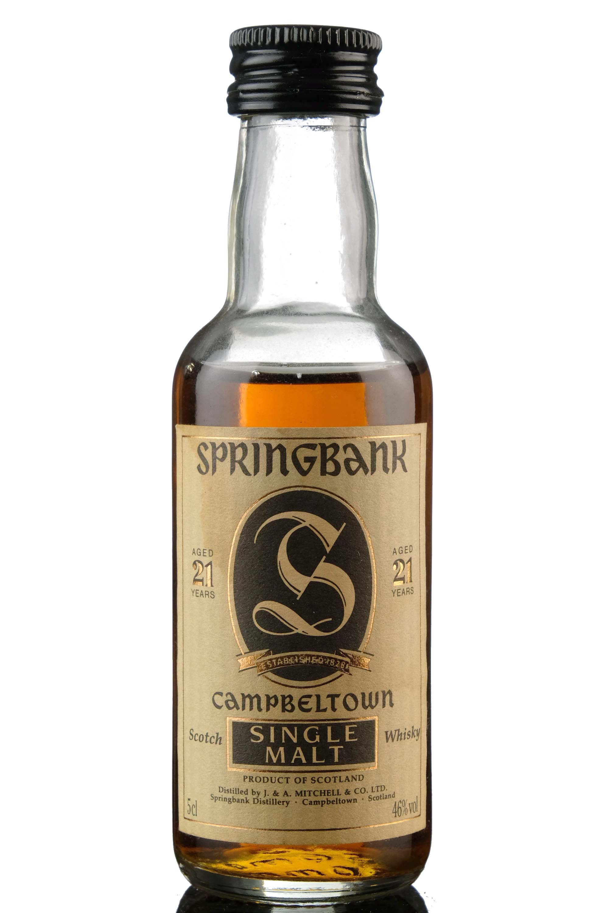 Springbank 21 Year Old Miniature