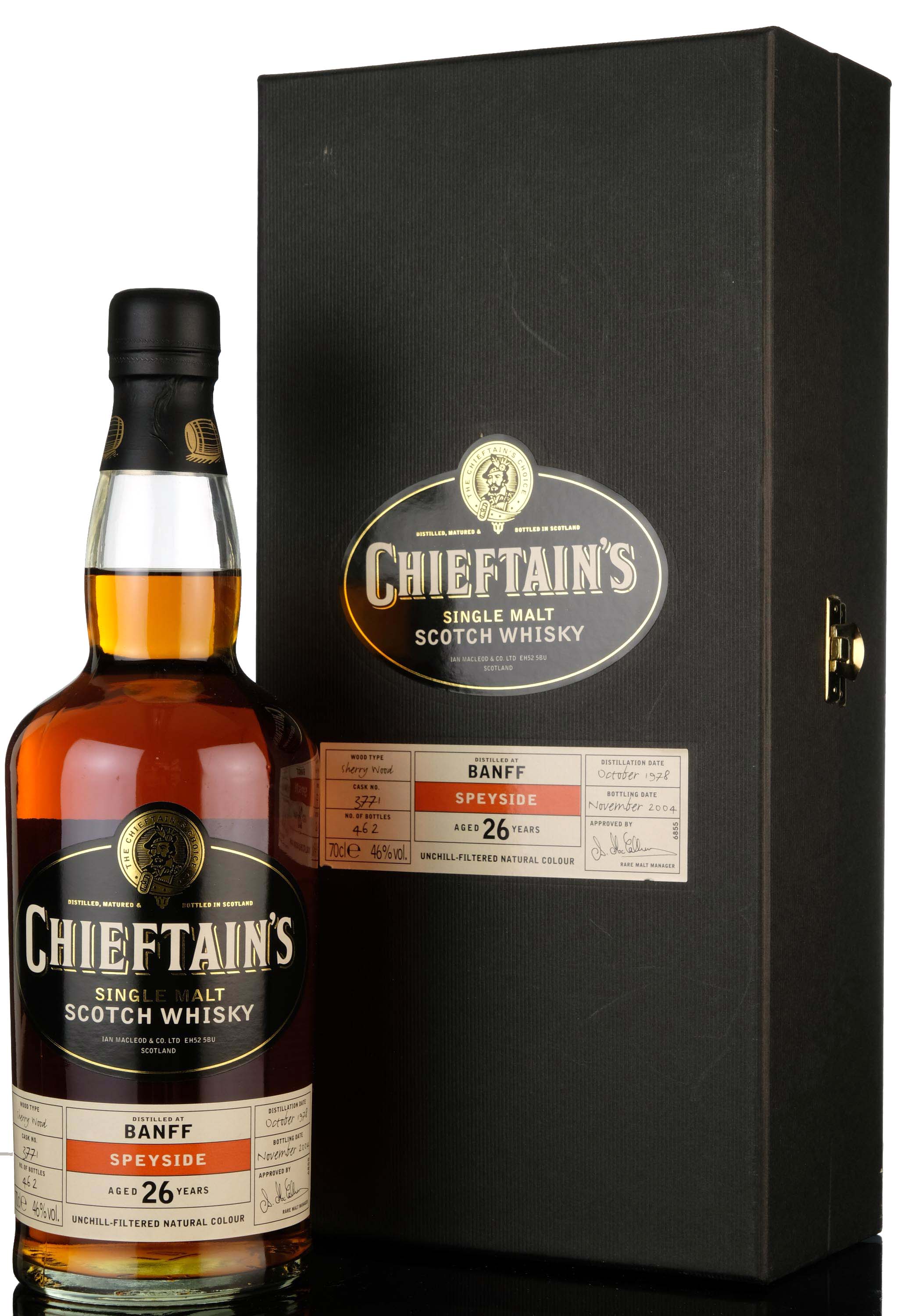 Brora 1978-2004 - 26 Year Old - Chieftains - Single Cask 3771