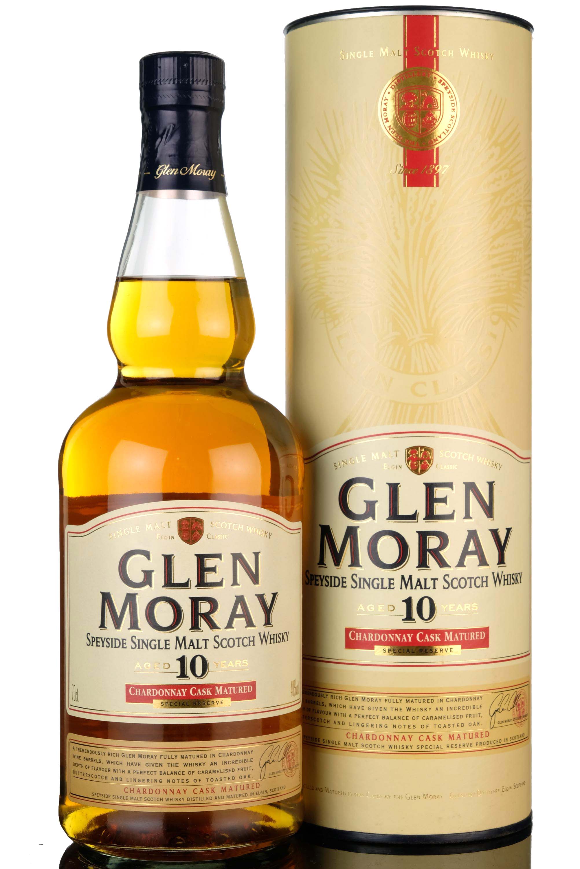 Glen Moray 10 Year Old - Chardonnay Casks