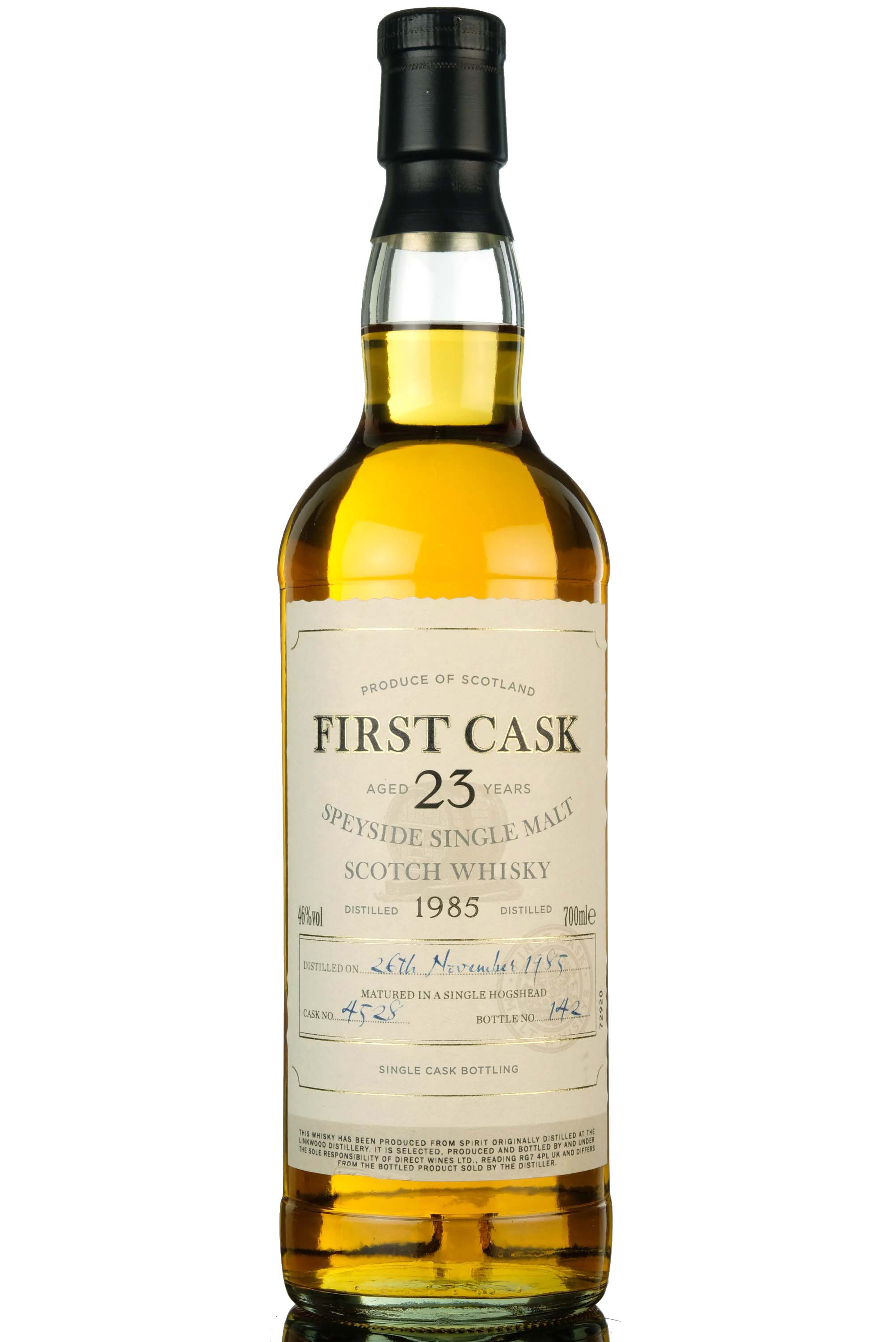 Linkwood 1985 - 23 Year Old - First Cask 4528