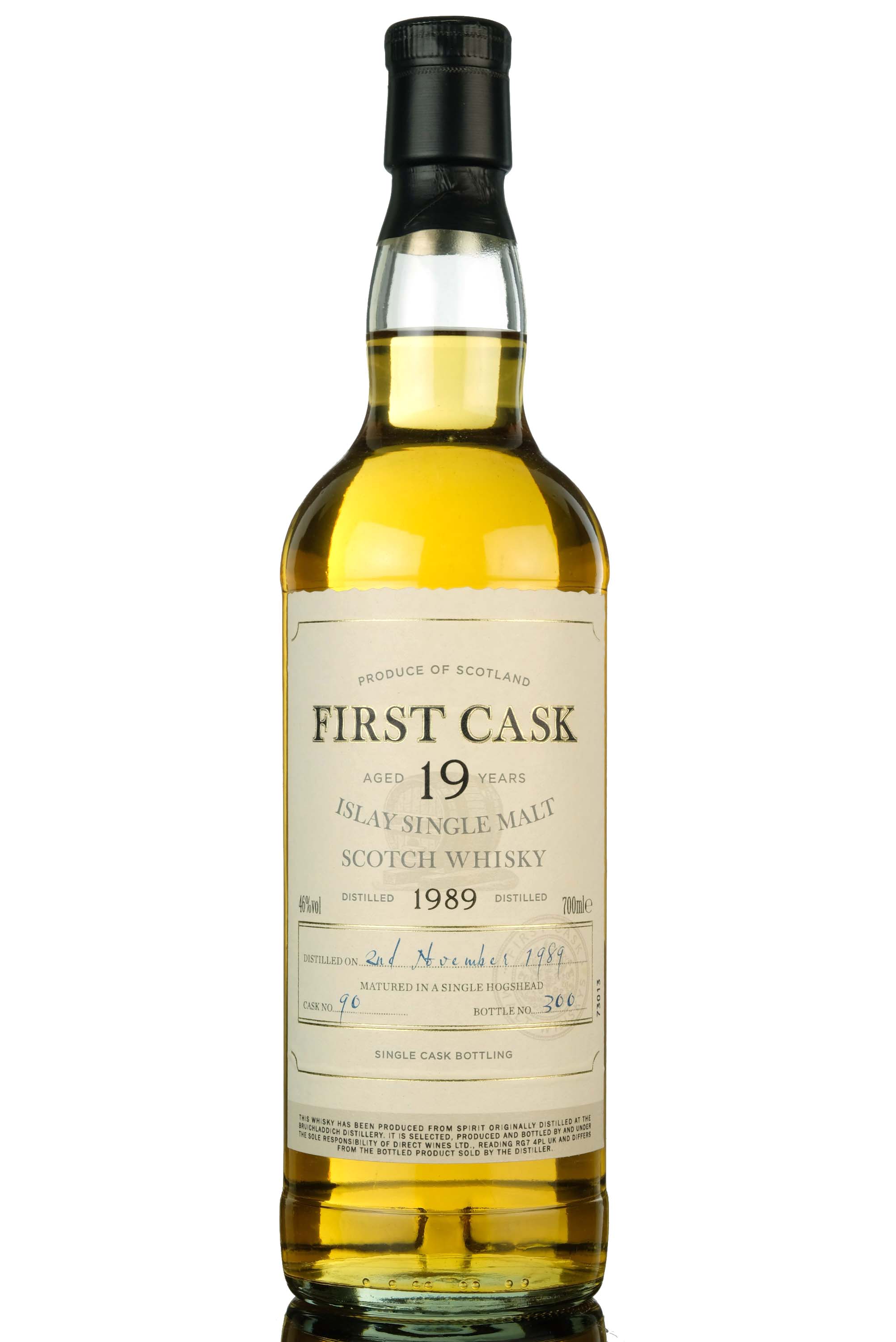 Bruichladdich 1989 - 19 Year Old - First Cask 90