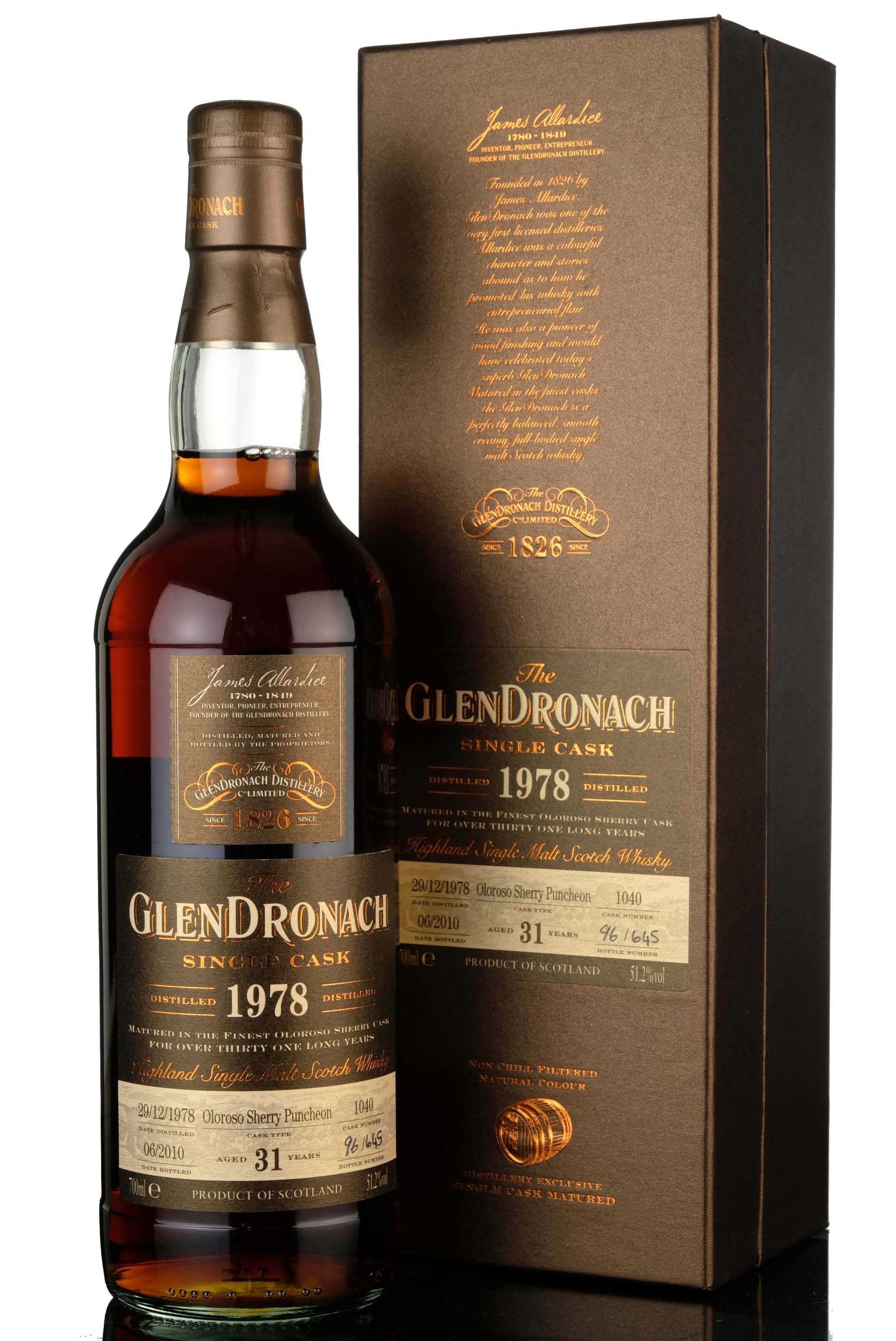 Glendronach 1978-2010 - 31 Year Old - Single Cask 1040 - Batch 2