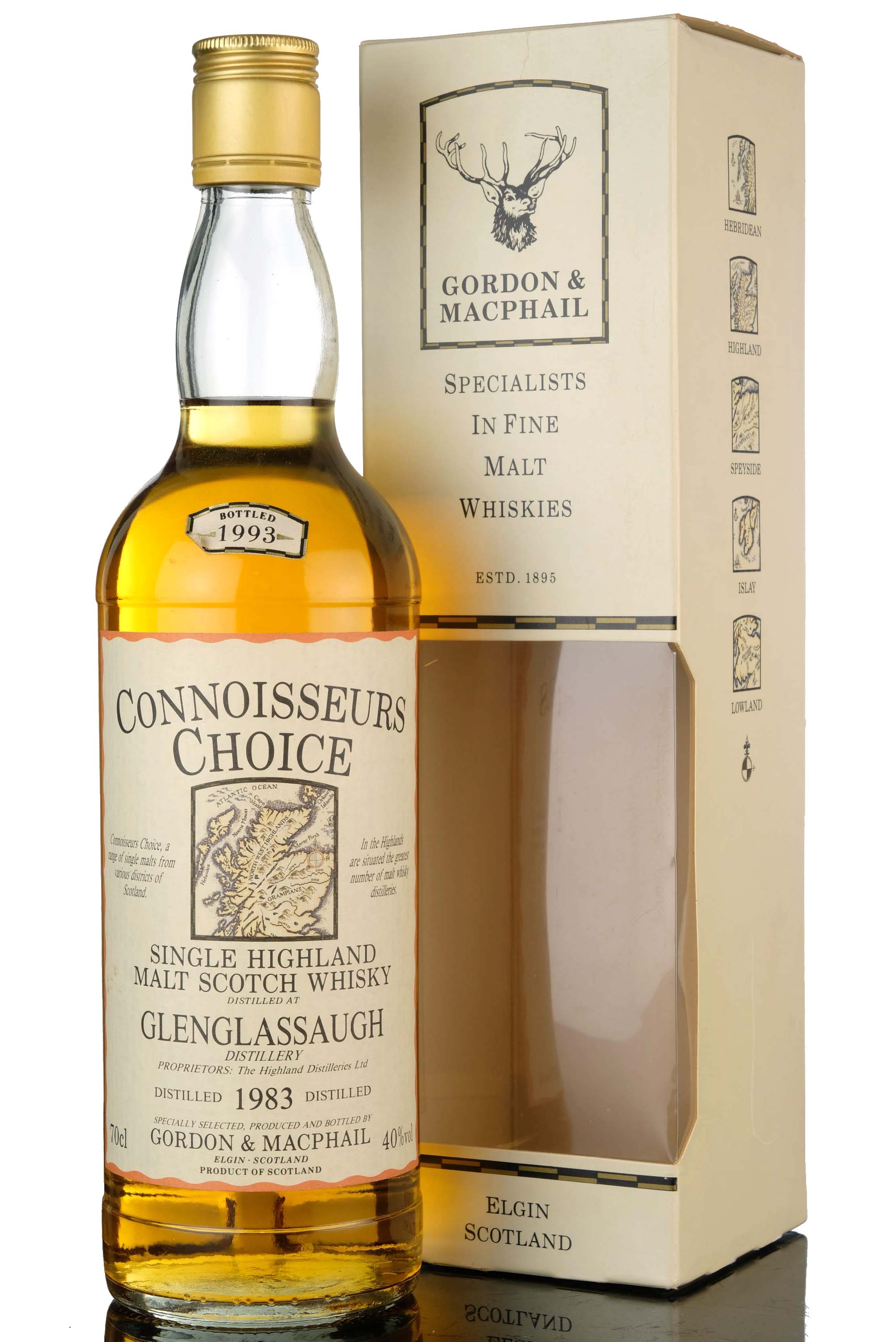 Glenglassaugh 1983-1993 - Gordon & MacPhail - Connoisseurs Choice