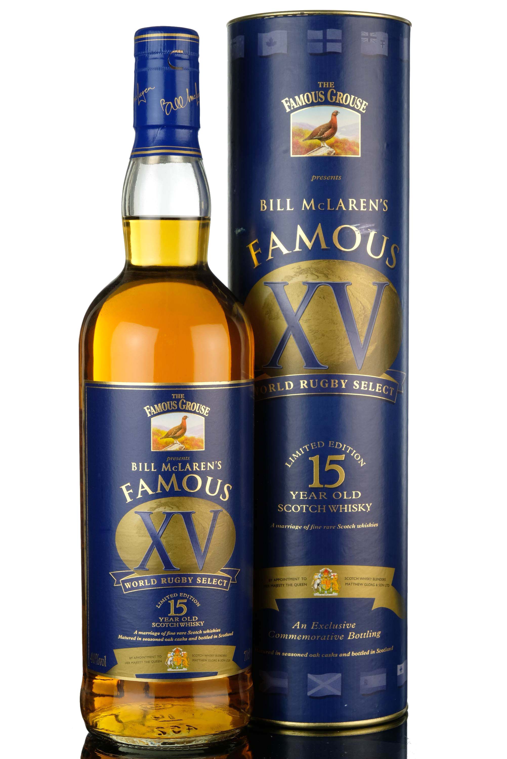 Famous Grouse 15 Year Old - Bill McLarens XV World Rugby Select