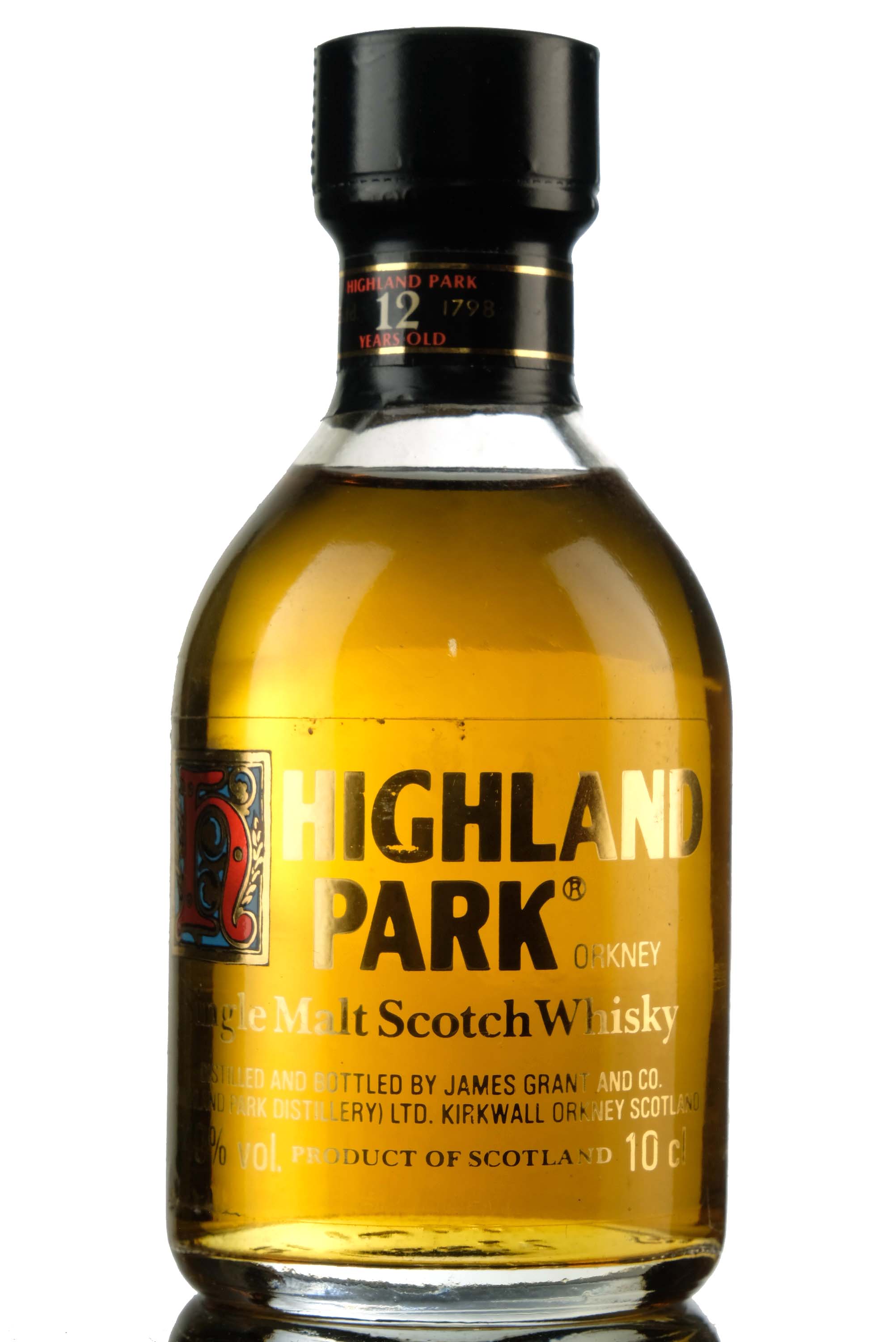 Highland Park 12 Year Old - 1980s - 10cl