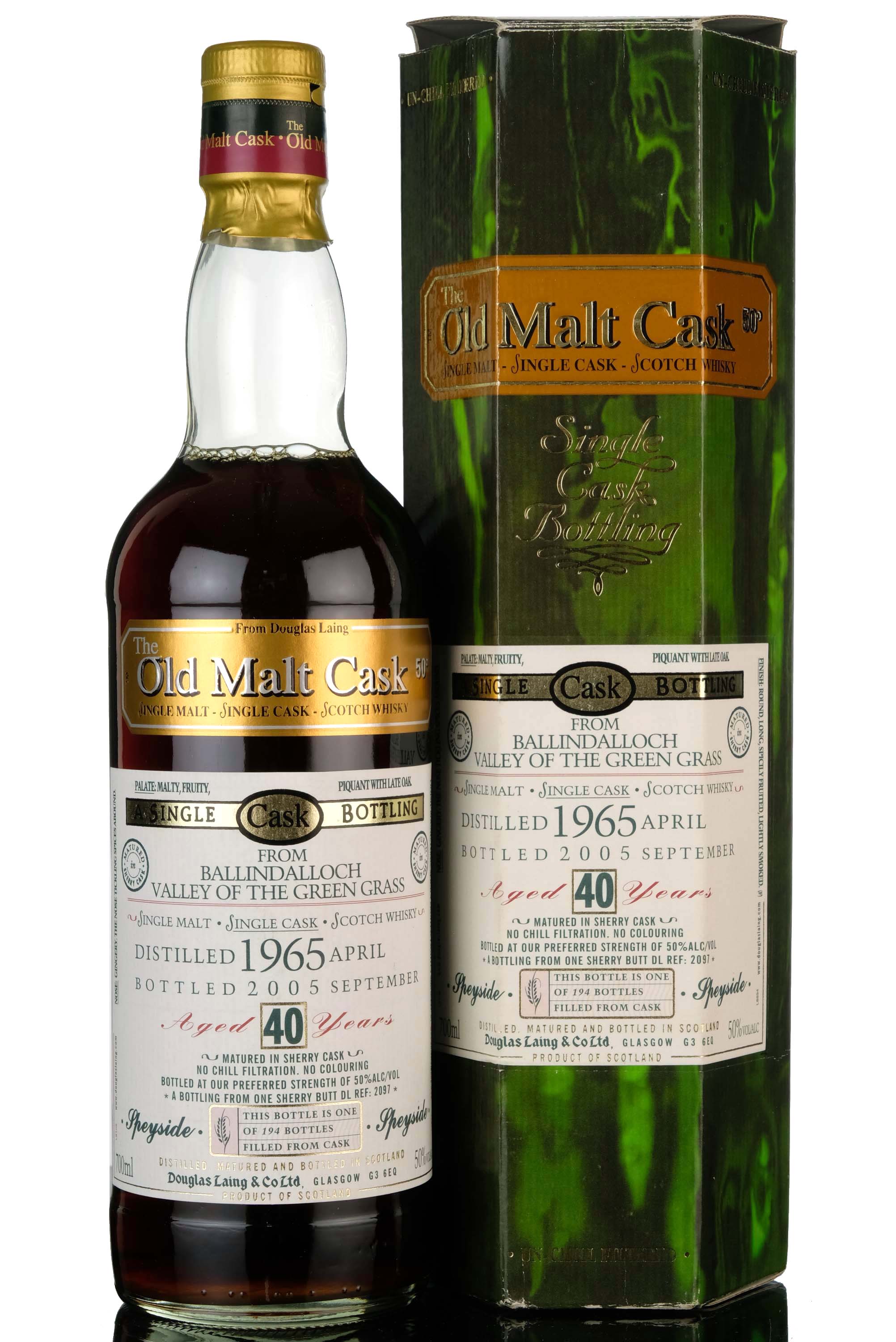 Ballindalloch 1965-2005 - 40 Year Old - Douglas Laing - Old Malt Cask