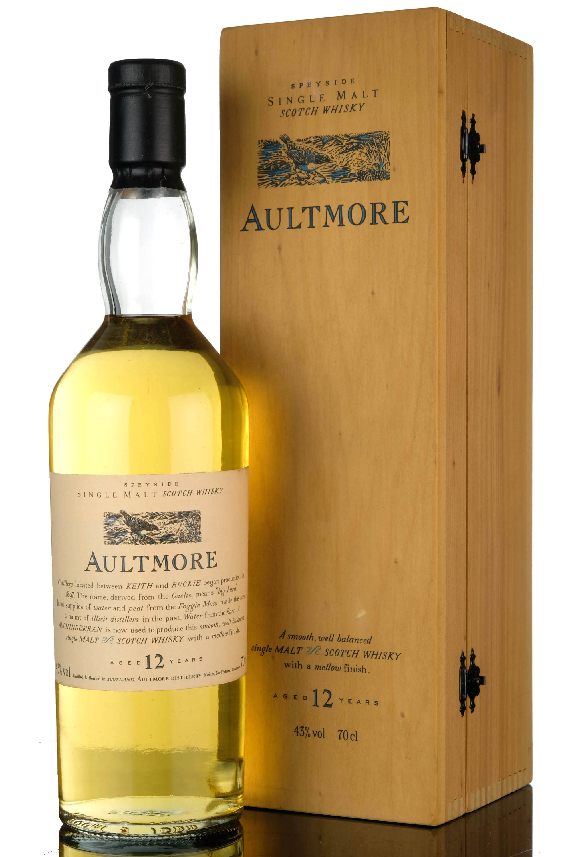 Aultmore 12 Year Old - Flora & Fauna - Wooden Box Series