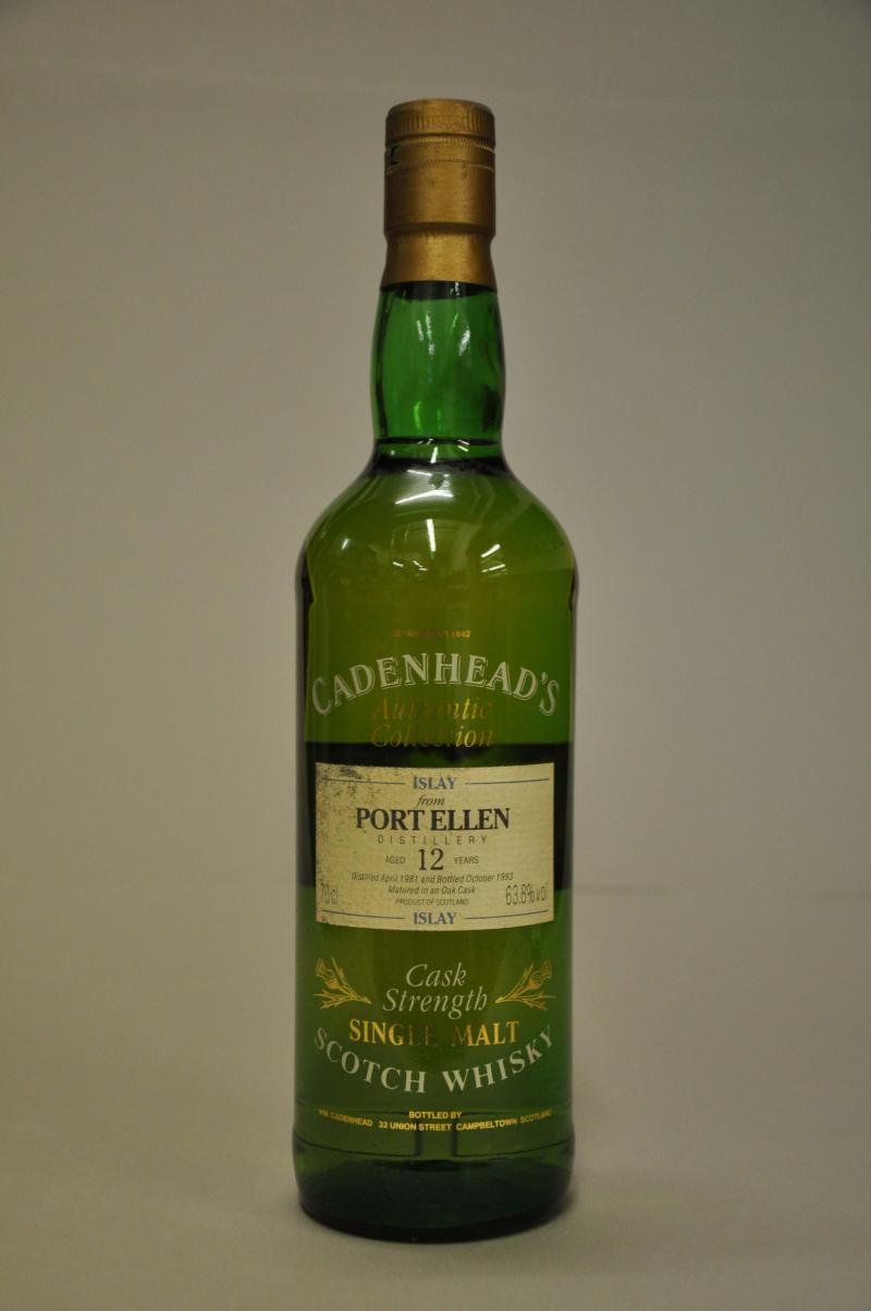 Port Ellen 1981-1993 - 12 Year Old - Cadenheads Authentic Collection
