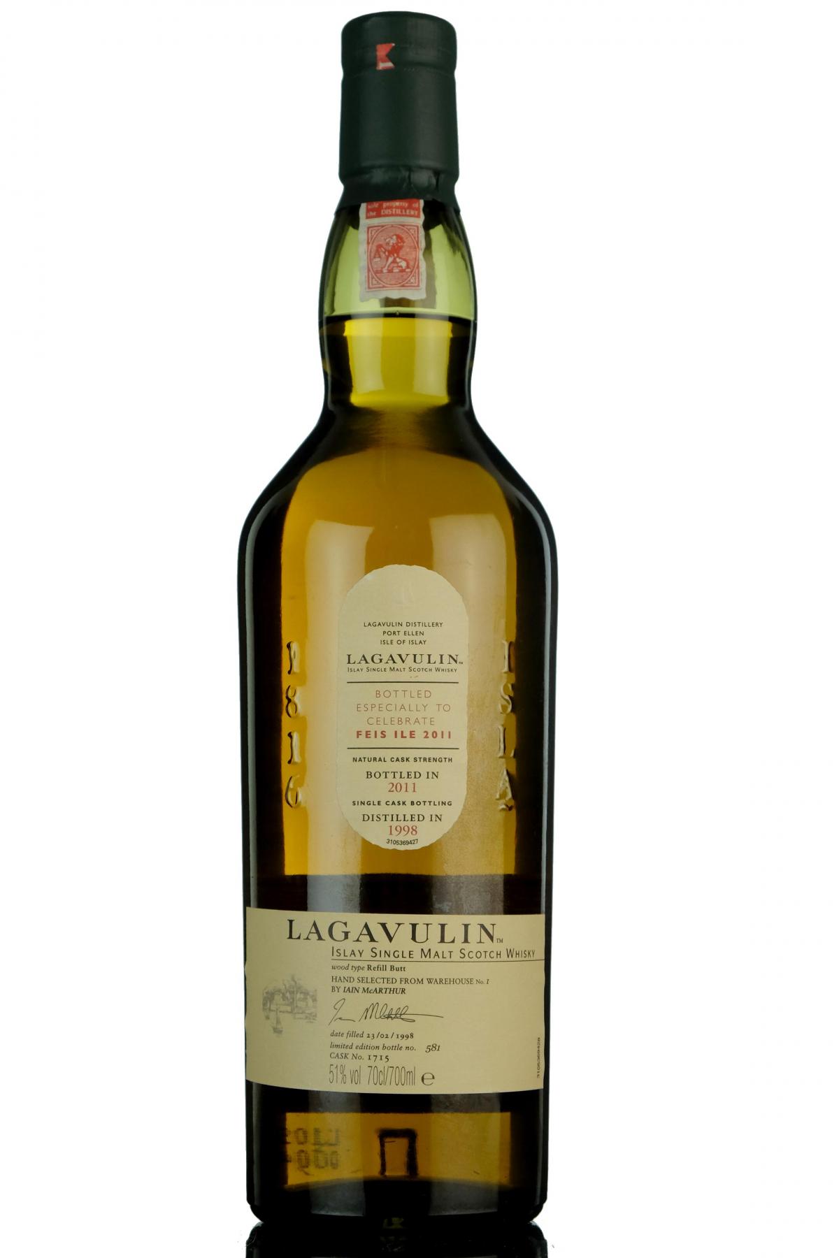 Lagavulin 1998 - Festival 2011 - Single Cask 1715