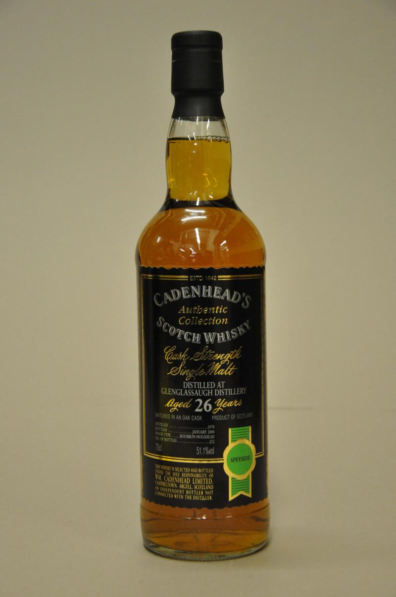 Glenglassaugh 1978-2004 - 26 Year Old - Cadenheads Authentic Collection