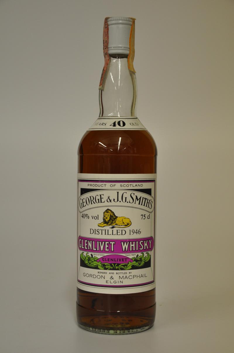 Glenlivet 1946 - 40 Year Old - Gordon & MacPhail Bottling