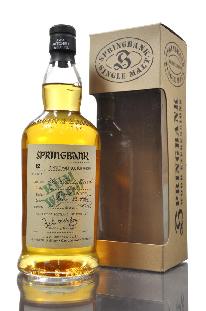 Springbank 1989-2002 - 12 Year Old - Rum Wood