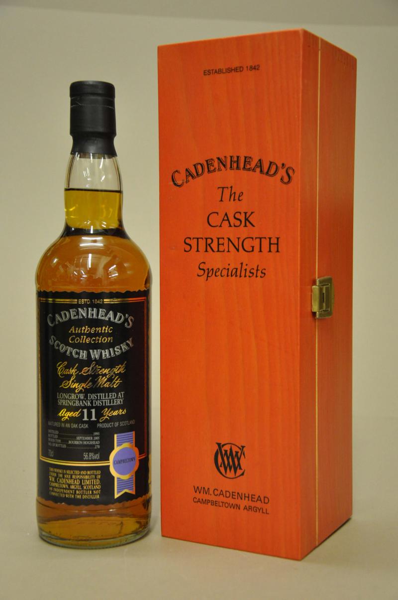 Longrow 1993-2005 - 11 Year Old - Cadenheads Authentic Collection