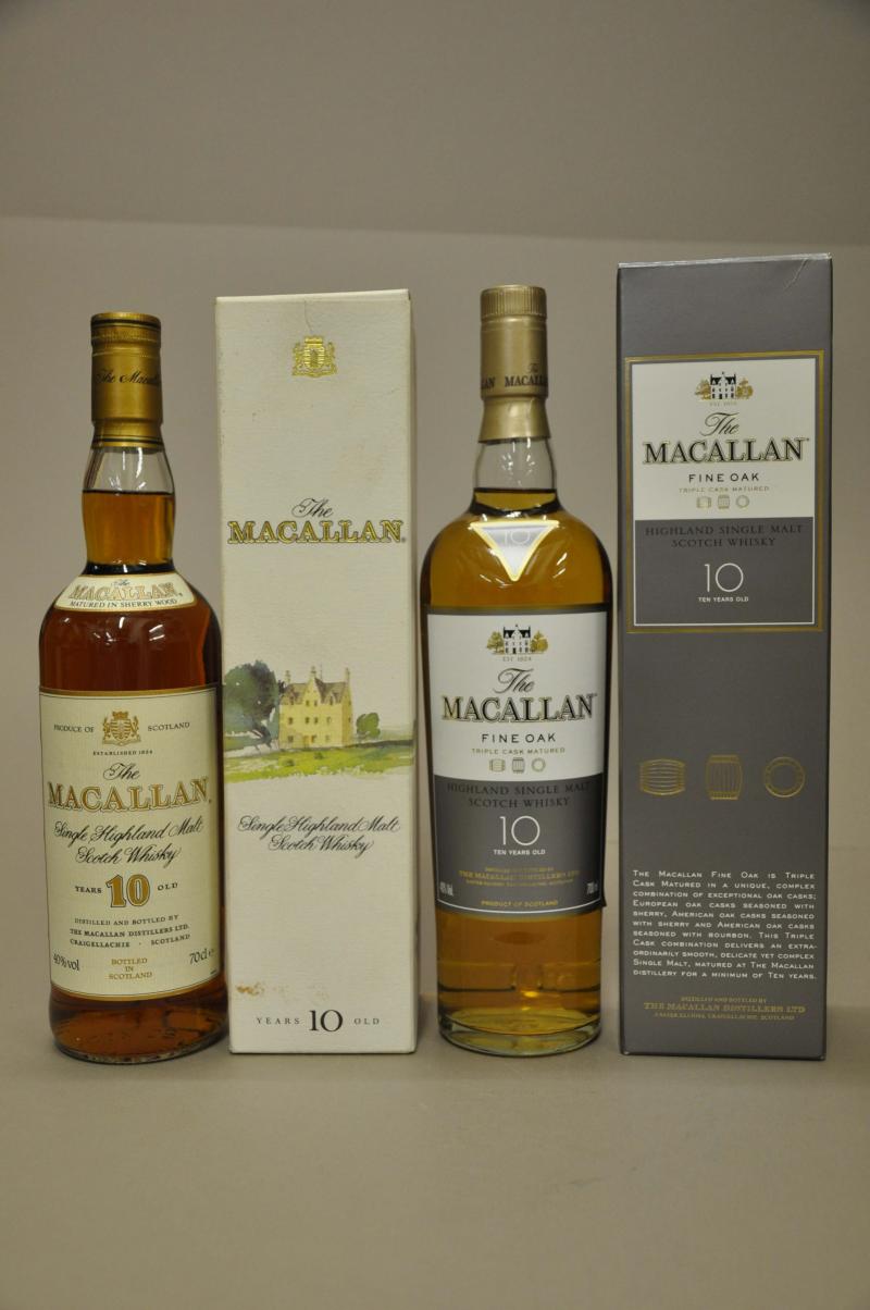 Two Macallan 10 Year Old